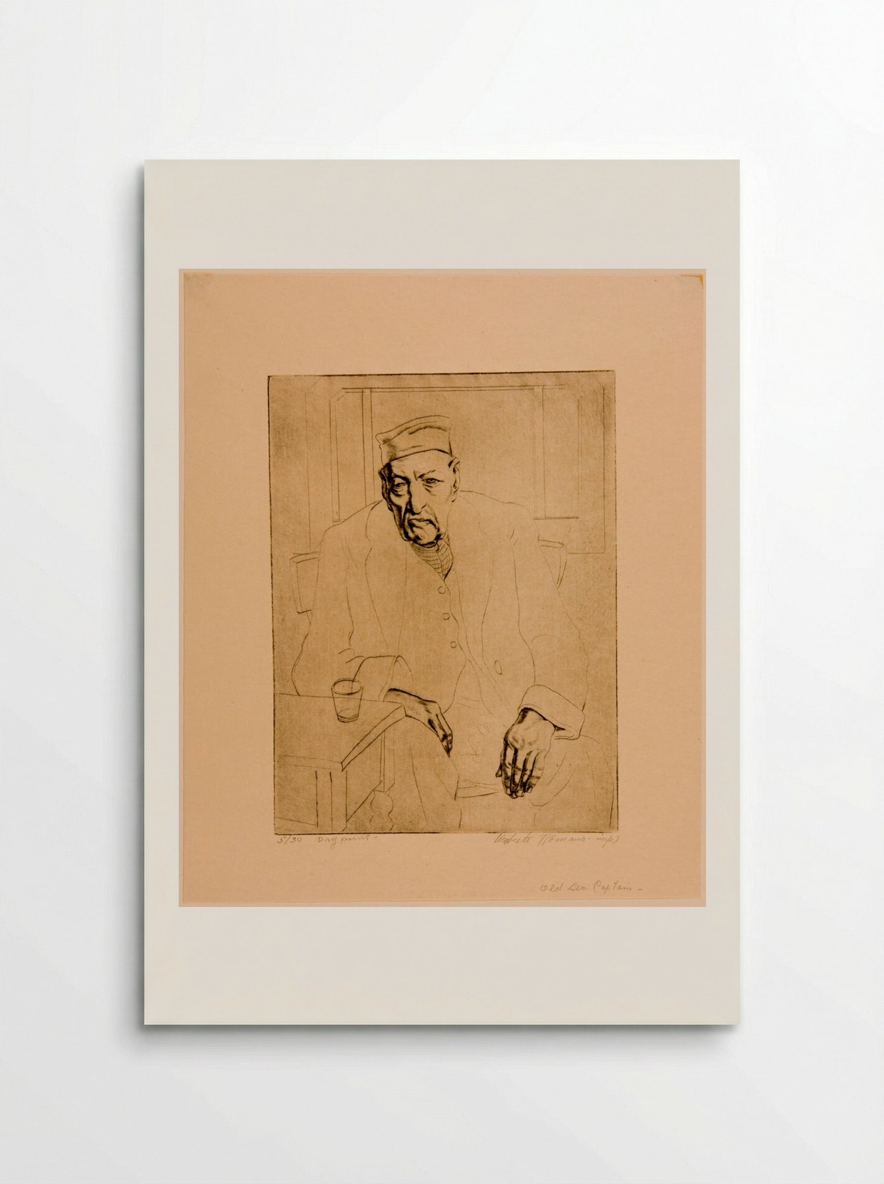 Old Sea-captain - Umberto Romano - Poster
