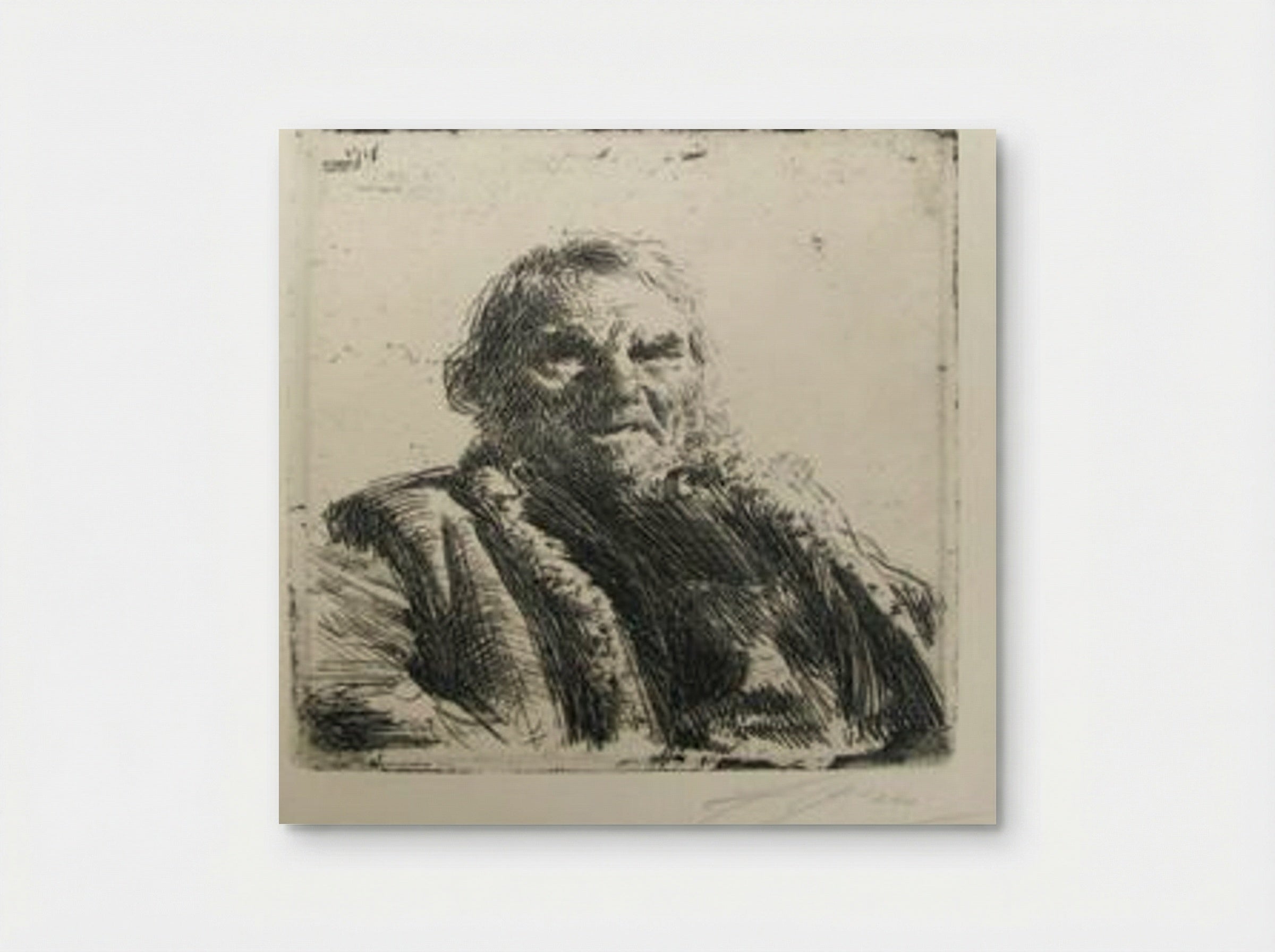 Old Soldier - Anders Zorn - Poster