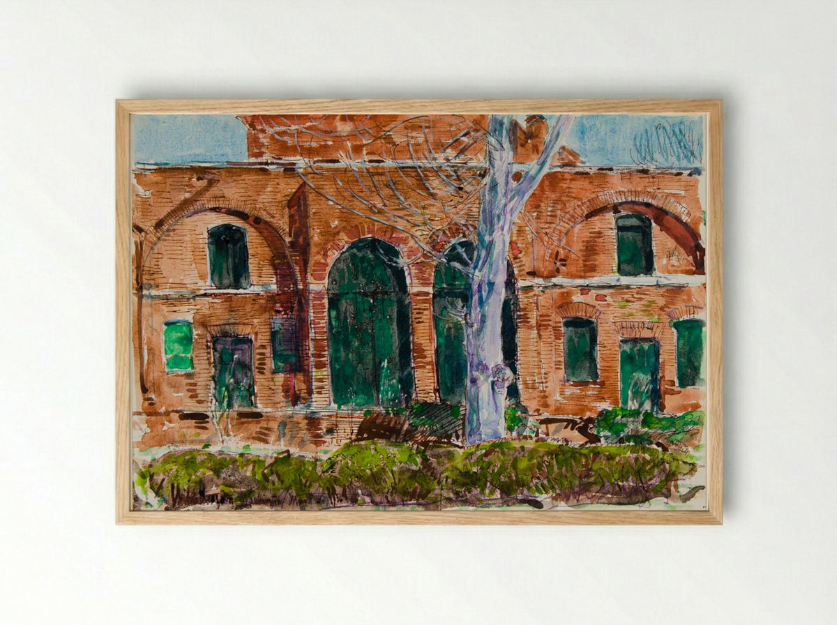 Old Washington No. 2 - Childe Hassam - Framed Print Wood