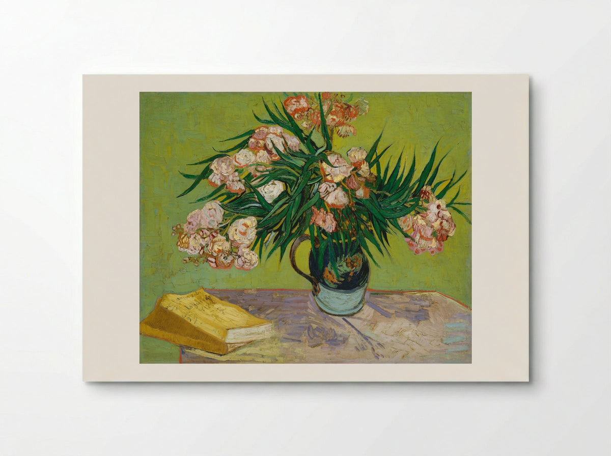 Oleanders and Books - Vincent van Gogh - Poster