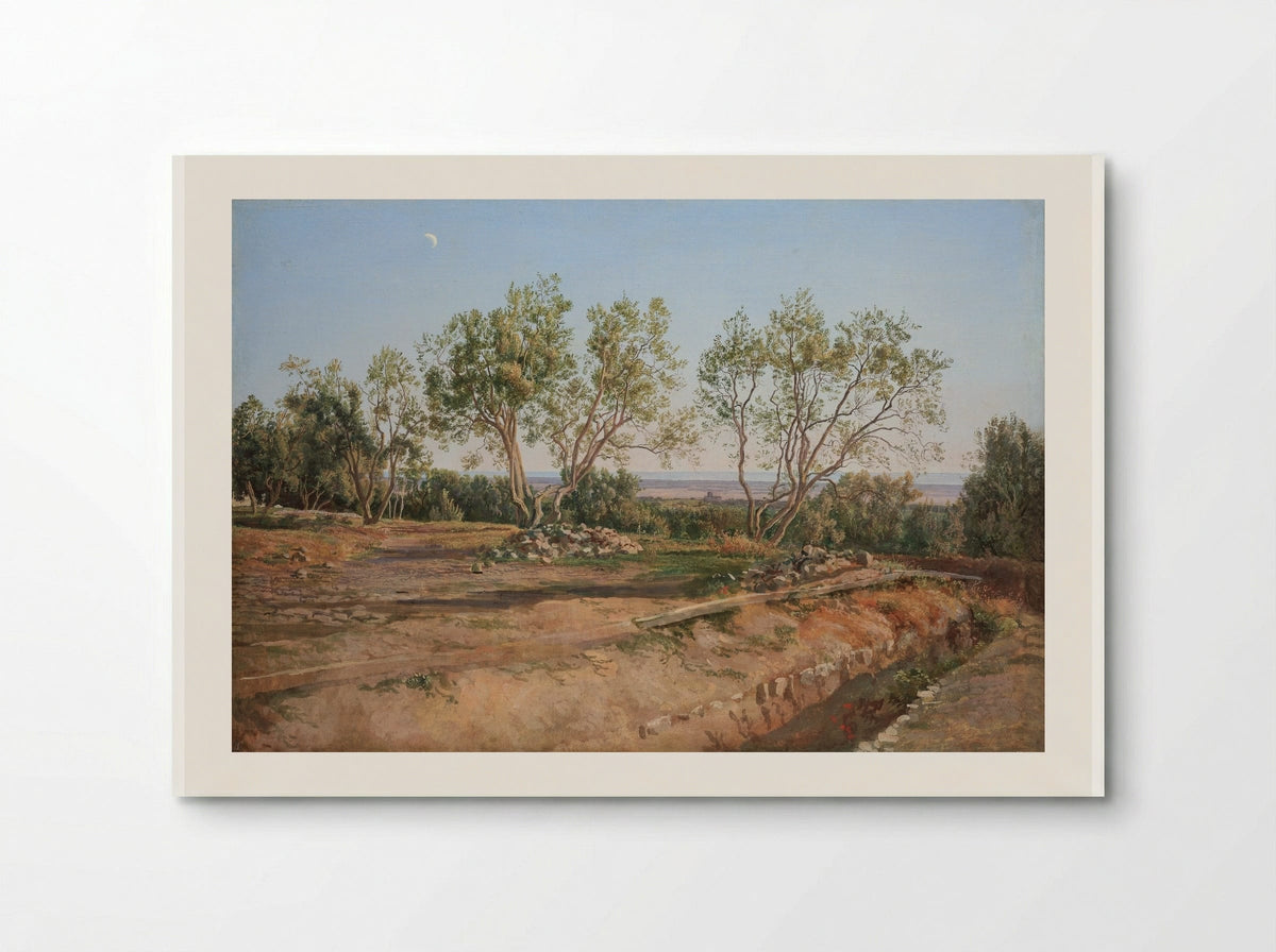 Olive Trees at Albano - Alexander Ivanov - Poster