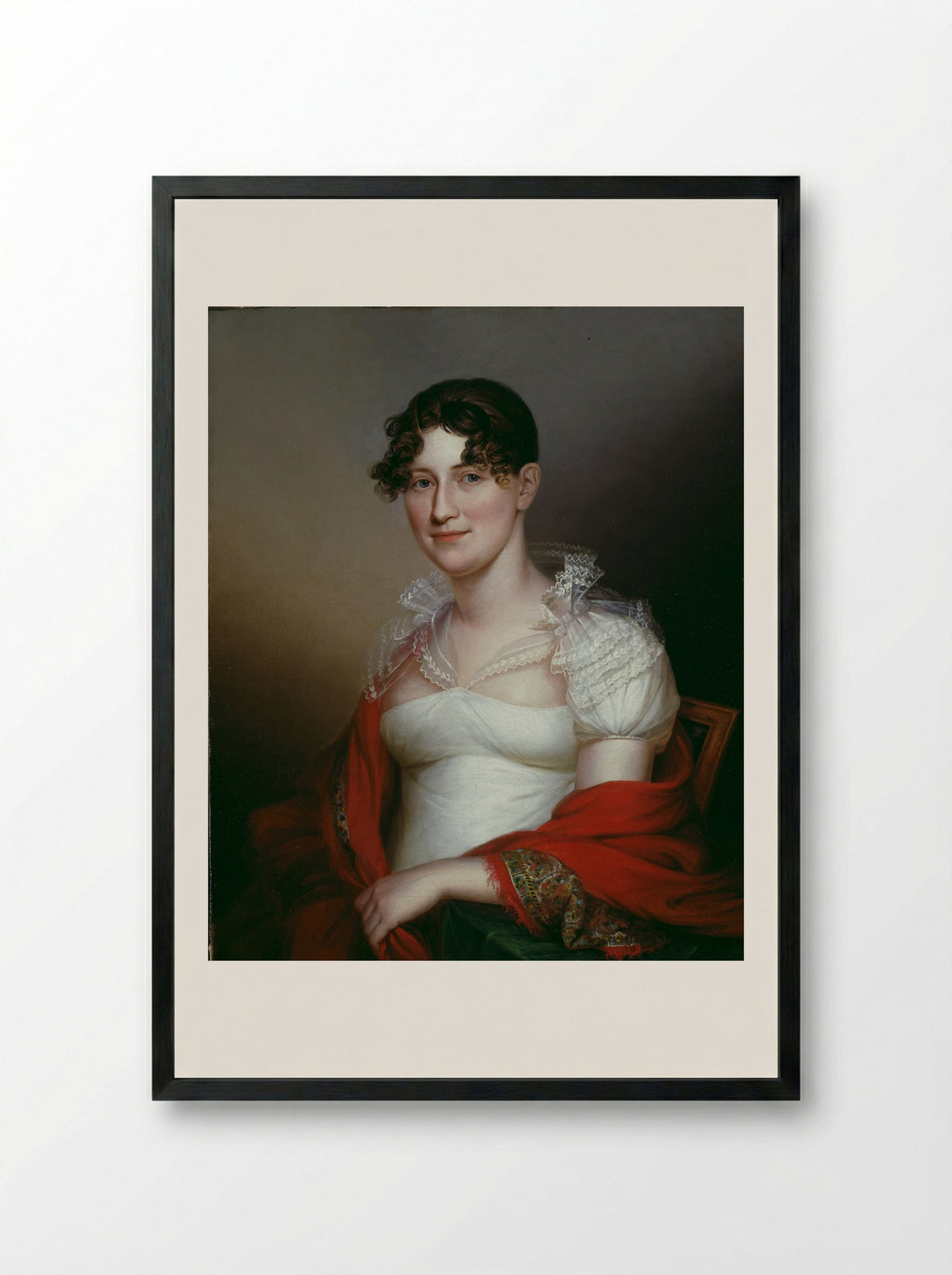 Olivia Simes Morris - James Peale - Framed Print Black