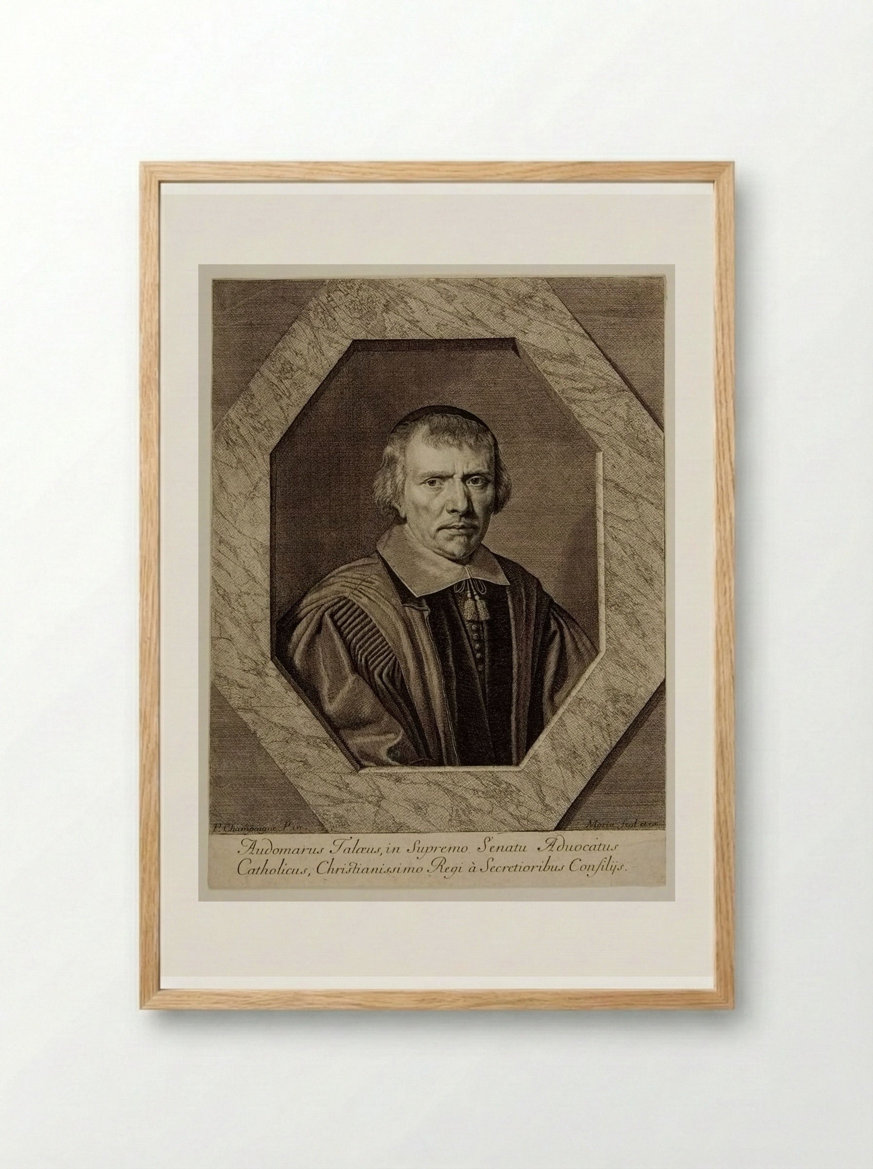 Omer Talon - Jean Morin - Framed Print Wood