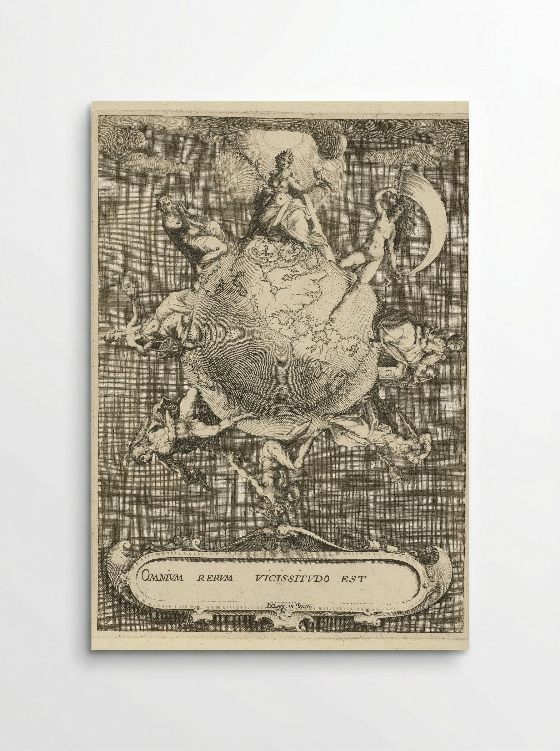 Omnium rerum Vicissitudo est - Zacharias Dolendo - Poster