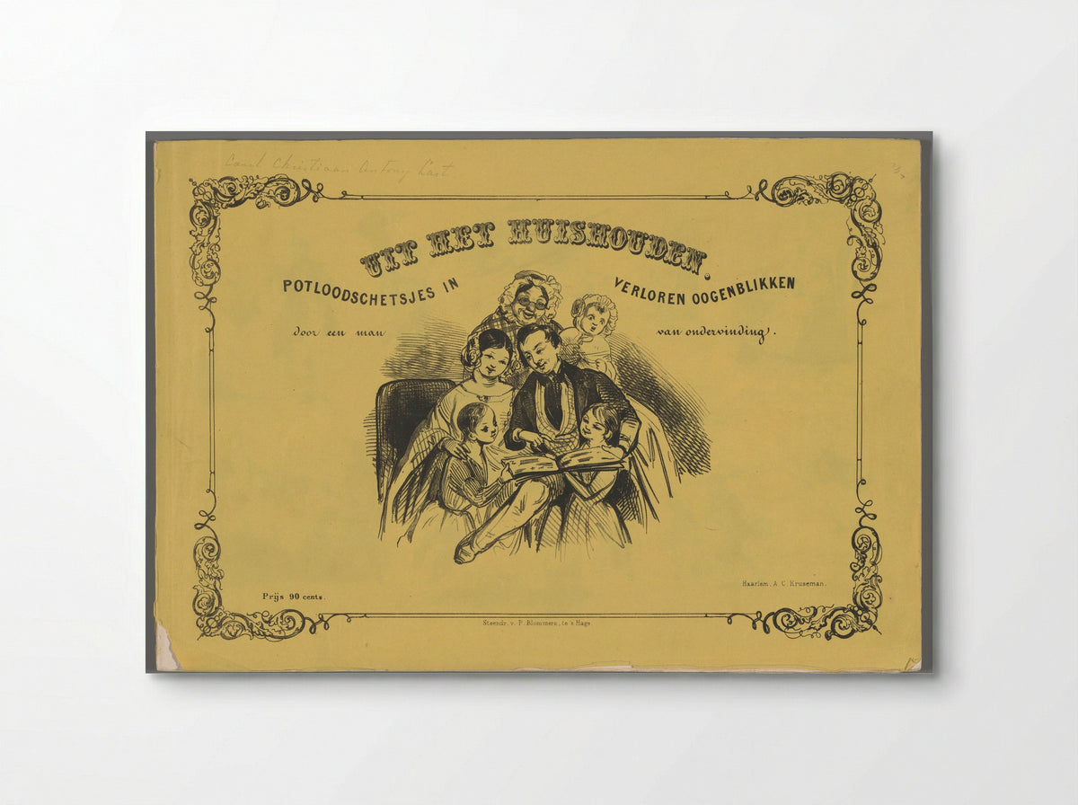 Omslag voor: Uit het huishouden - Carel Christiaan Antony Last - Poster