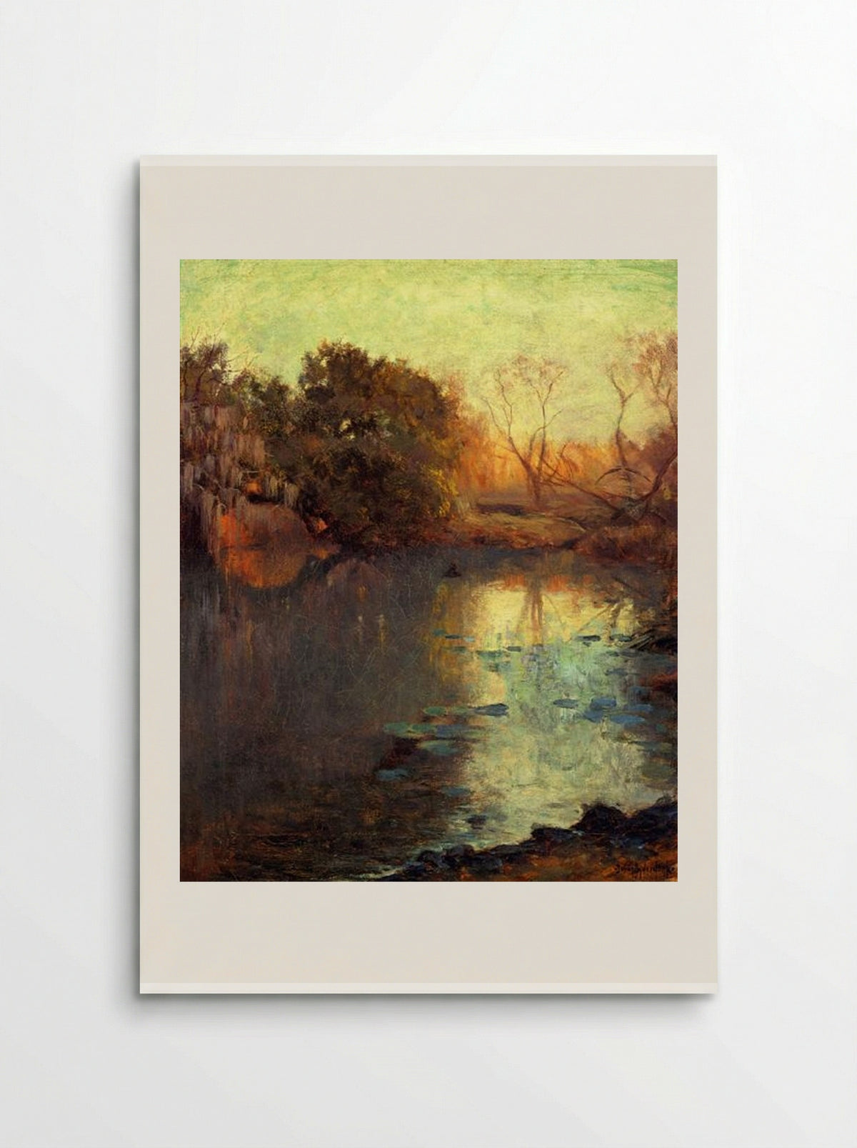 On The San Antonio River - Robert Julian Onderdonk - Poster