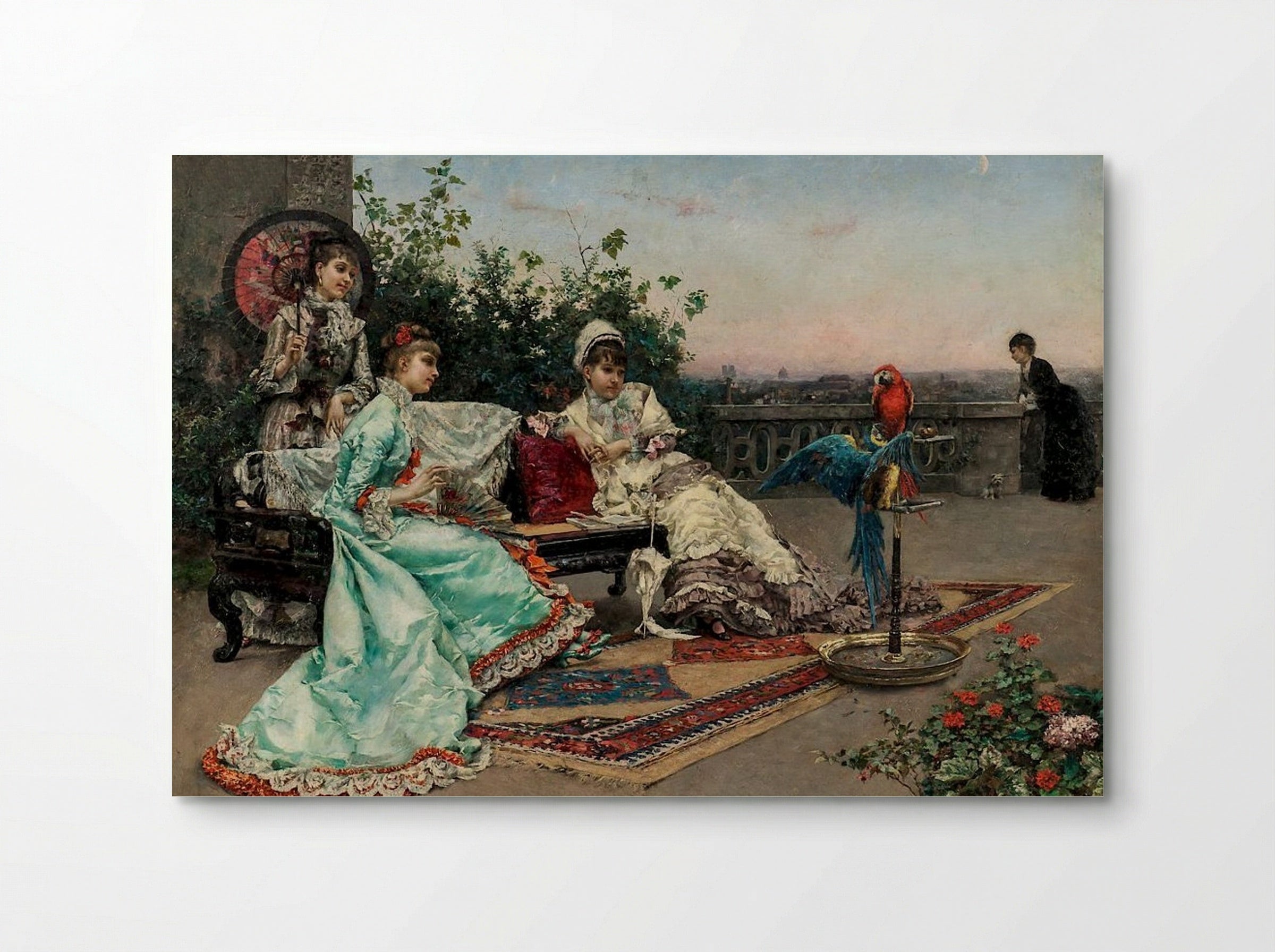 On The Terrace - Julius LeBlanc Stewart - Poster