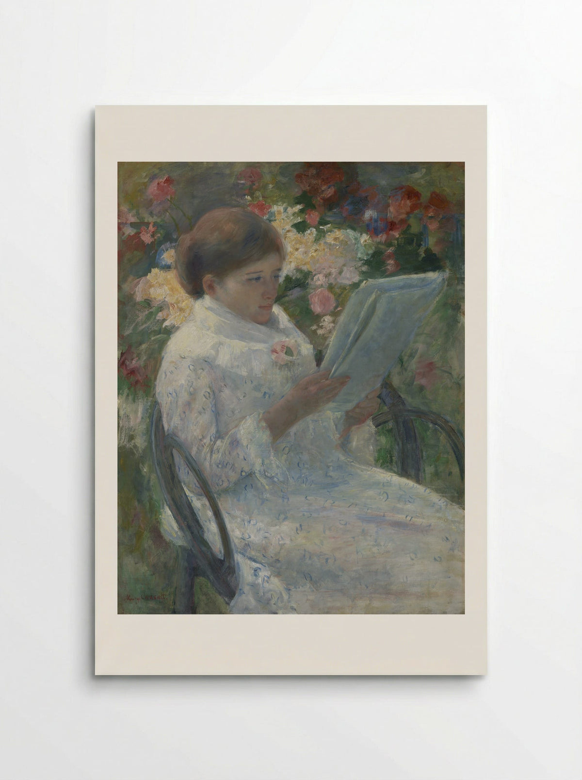 On a Balcony - Mary Cassatt - Poster