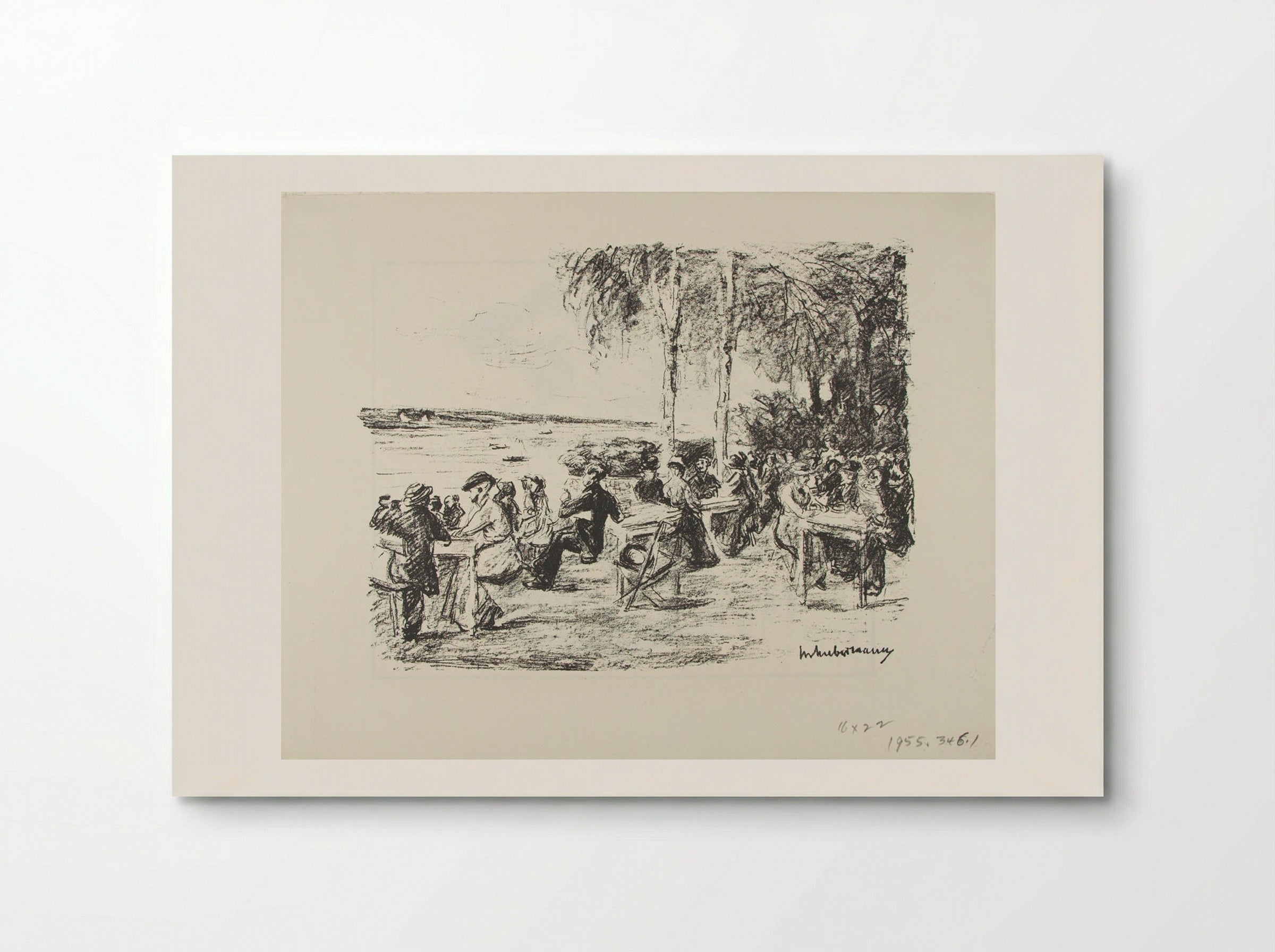 On the Elbe - Max Liebermann - Poster