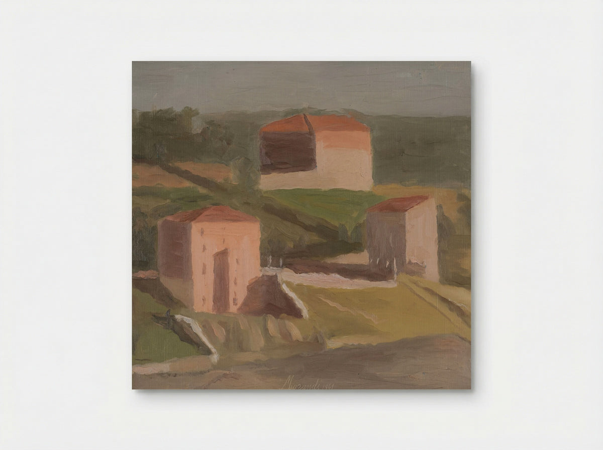 On the Outskirts of a Town - Giorgio Morandi - Poster