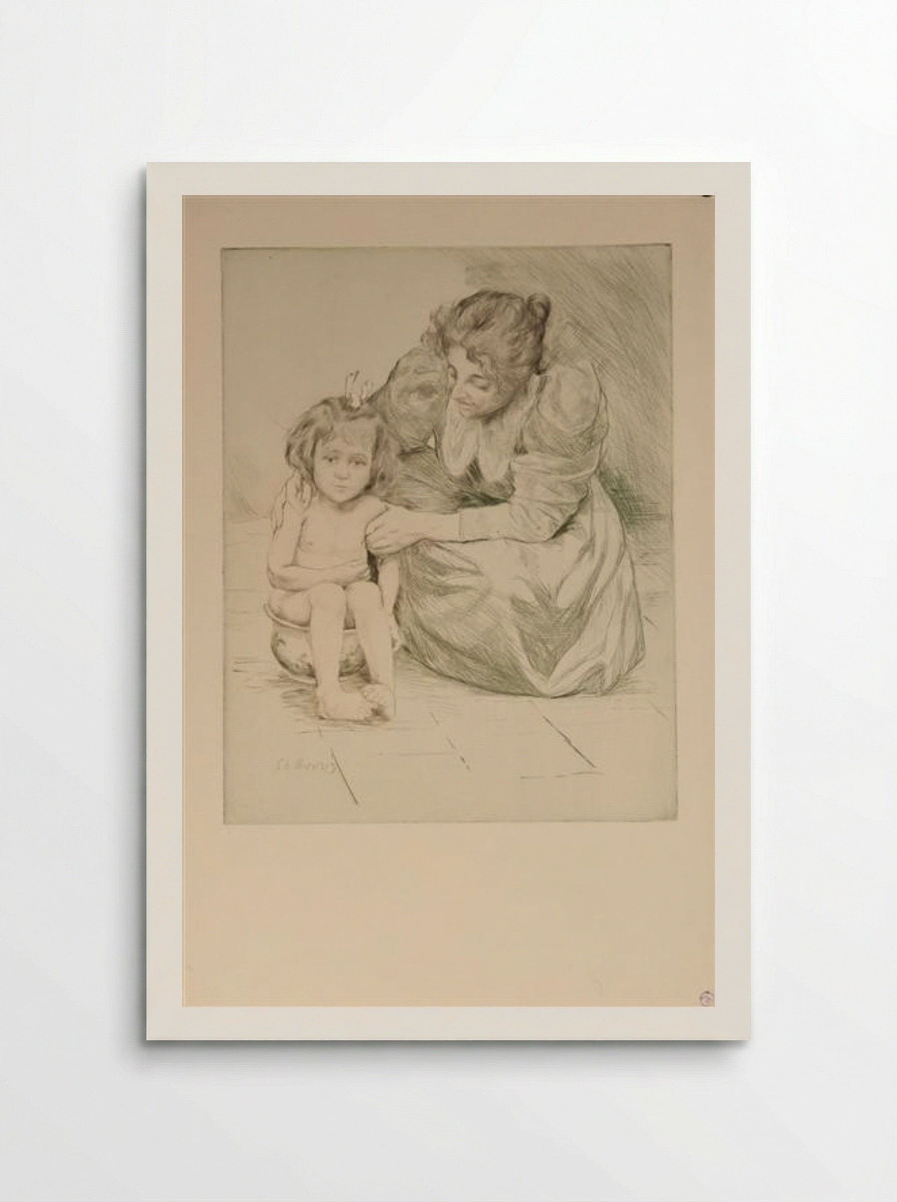 On the Potty - Charles Maurin - Poster