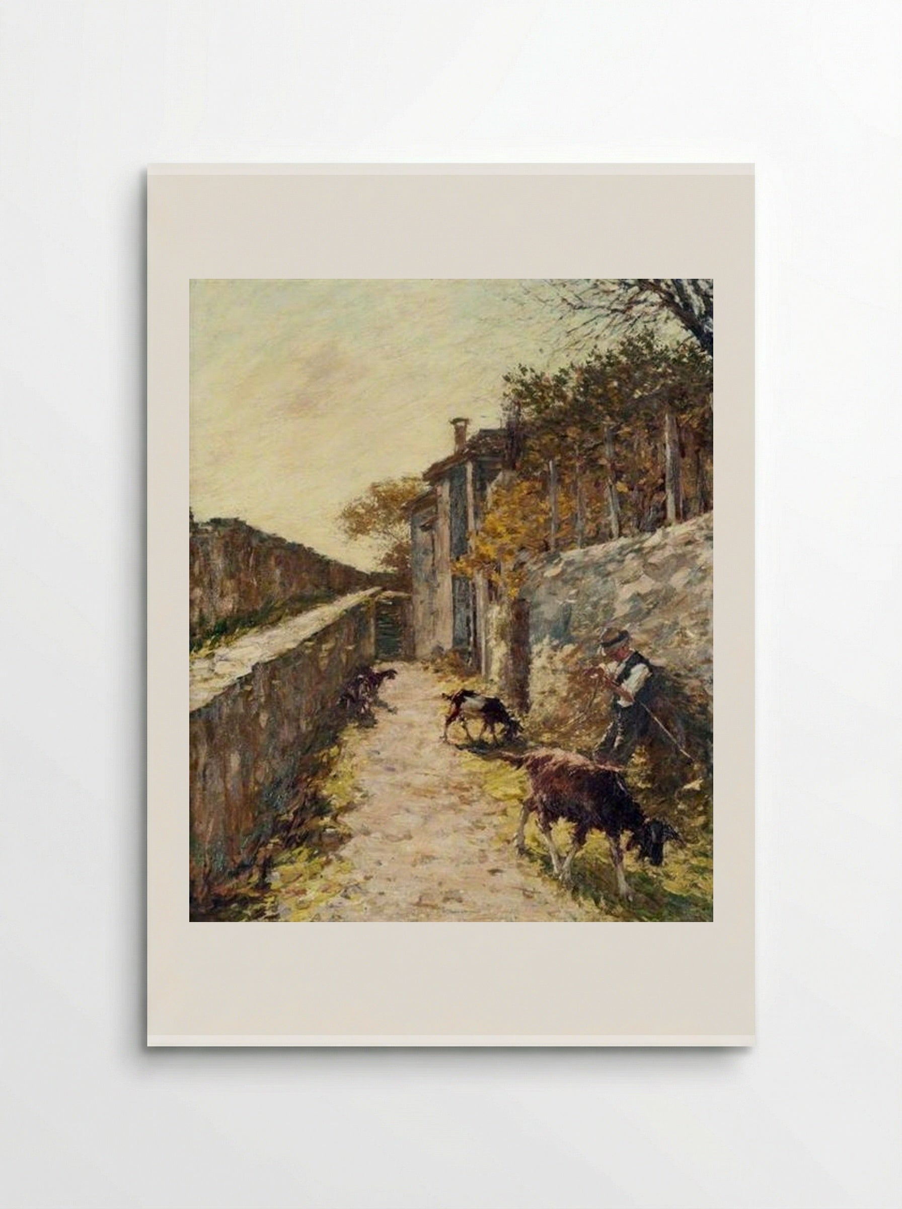 On the Ramparts - Henry Herbert La Thangue - Poster