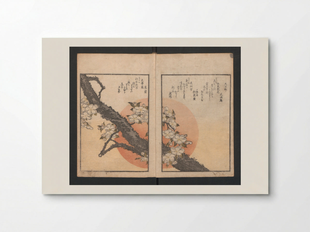 One Hundred Comic Poems of the Flower - Totoya Hokkei - Poster