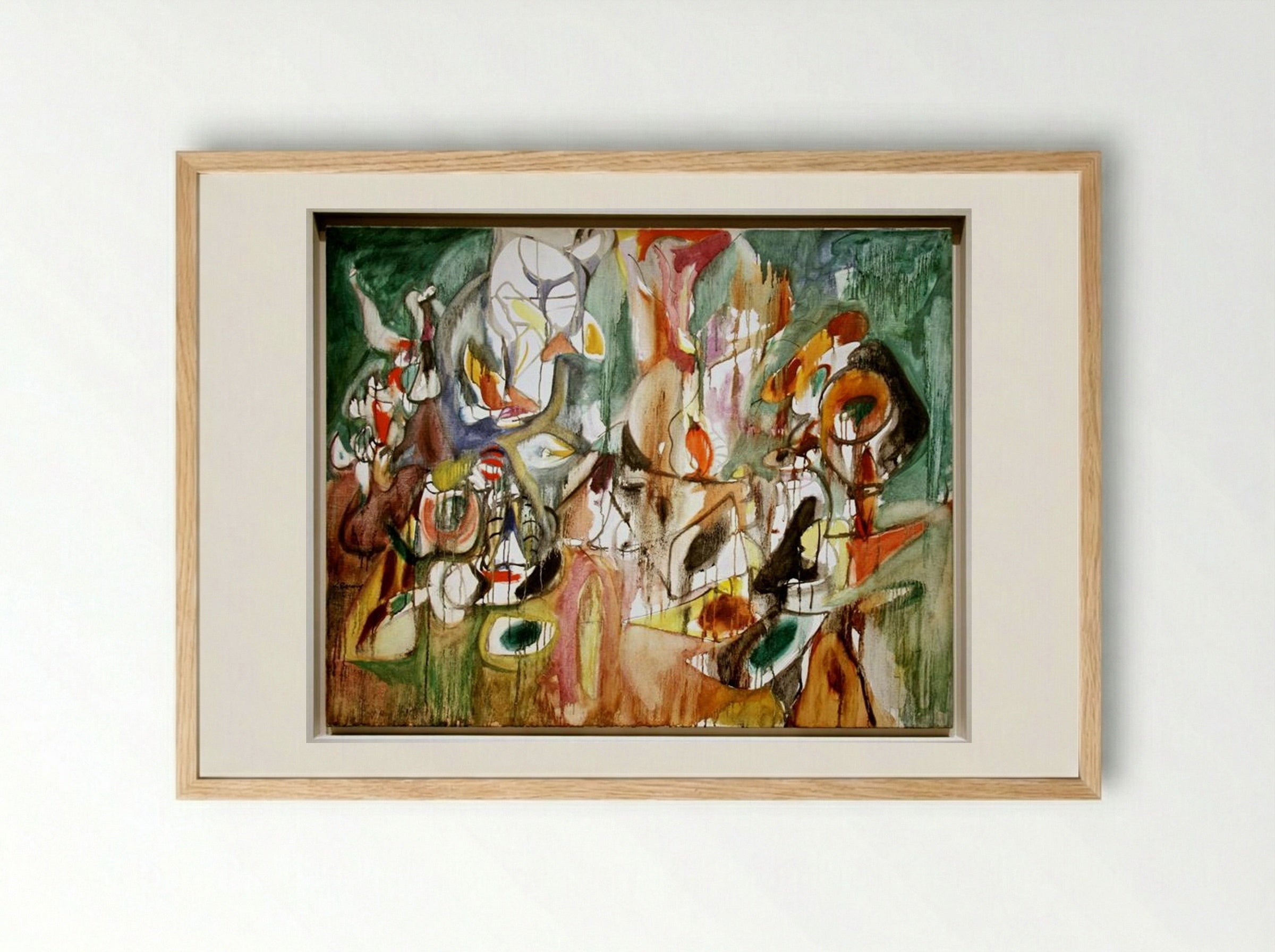 One Year the Milkweed - Arshile Gorky - Framed Print Wood