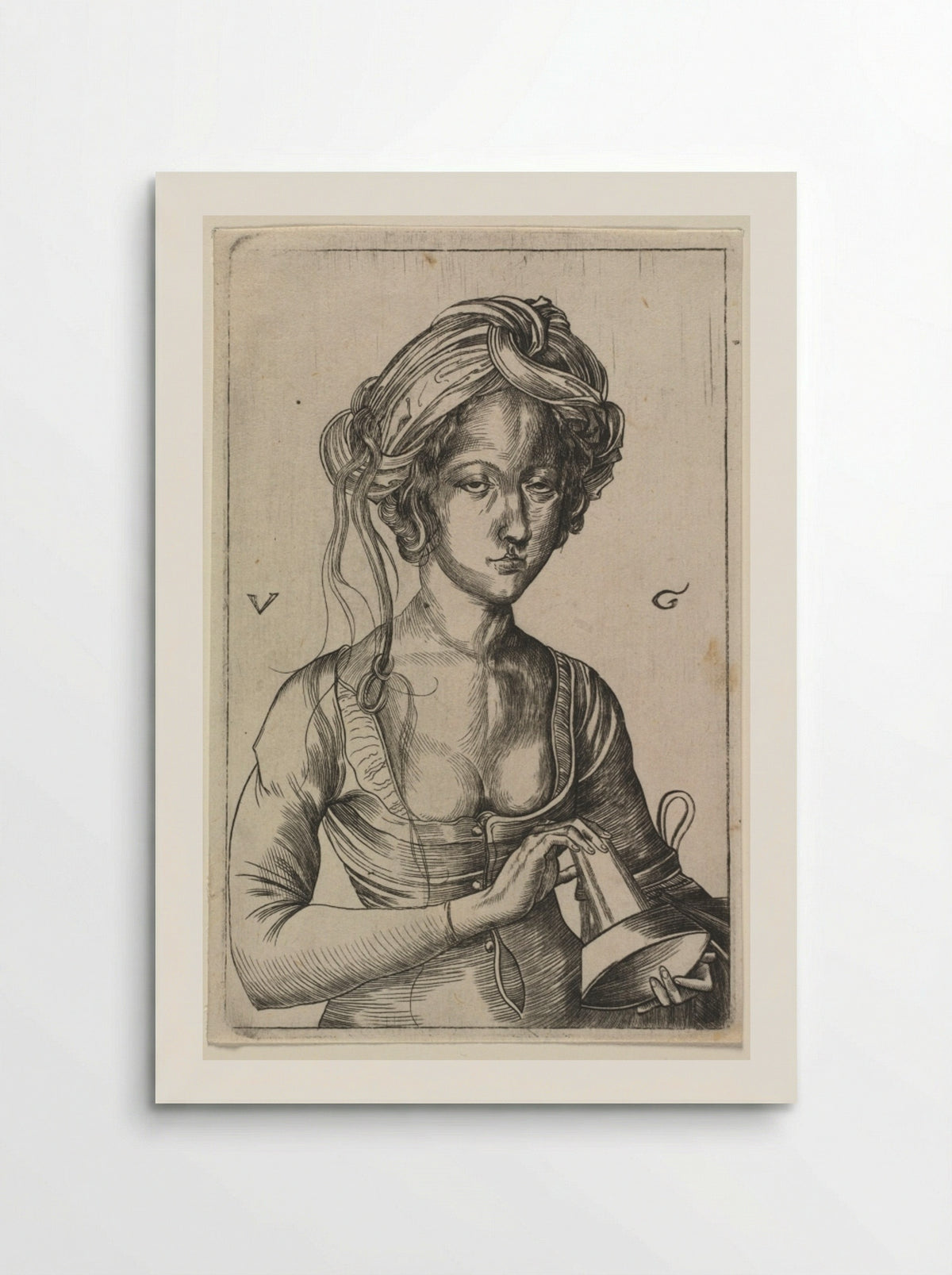 One of the Foolish Virgins - Urs Graf the Elder - Poster