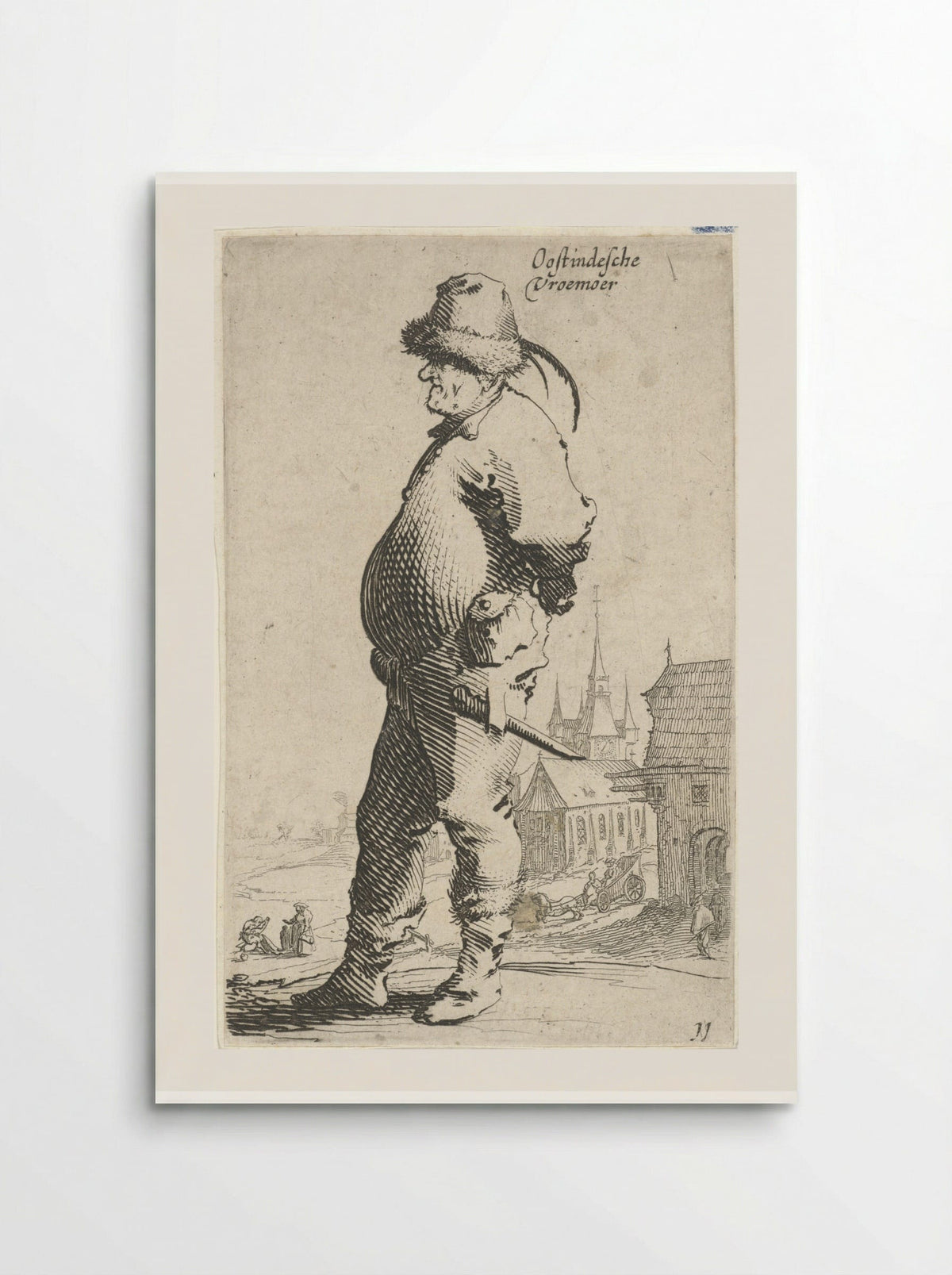 Oostindesche Vroemoer - Salomon Savery - Poster