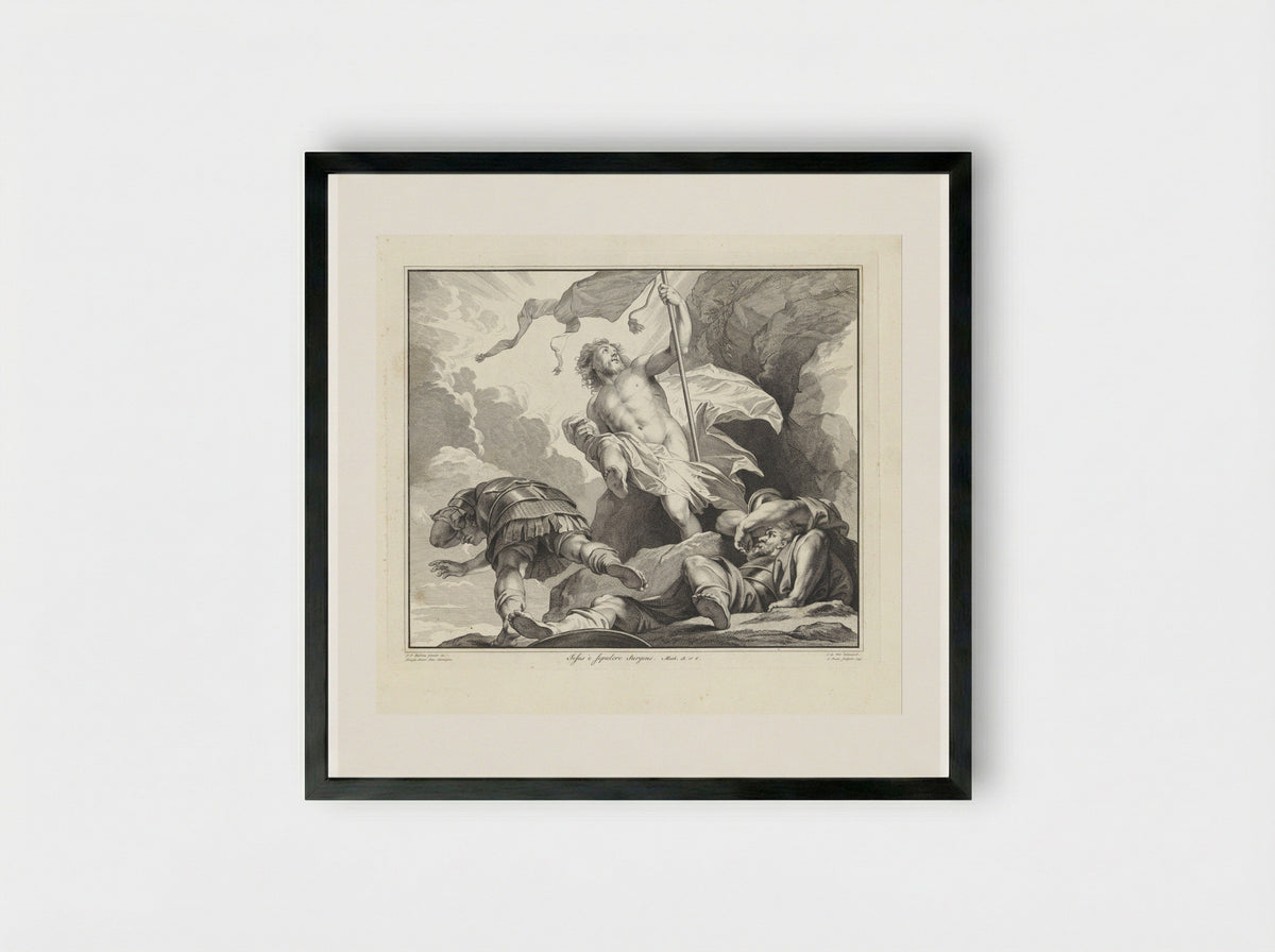 Opstanding van Christus - Jan Punt - Framed Print Black