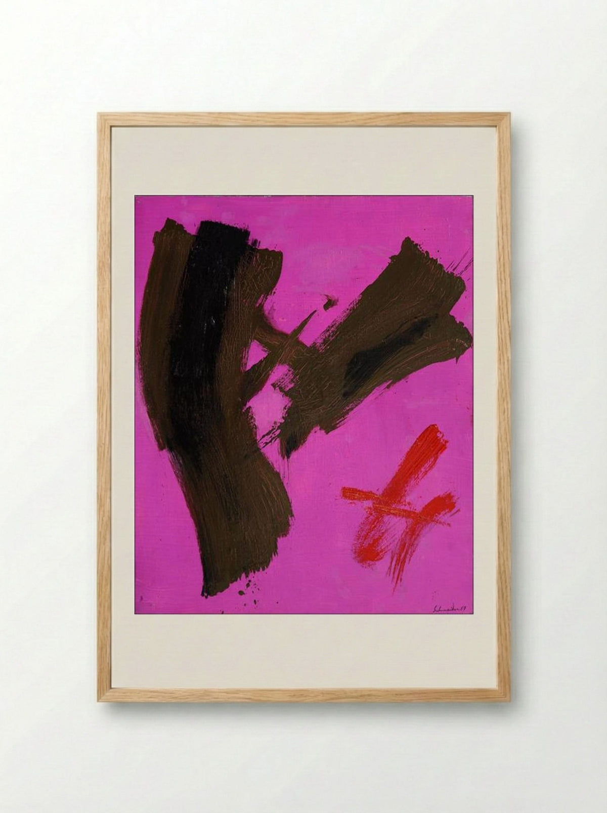 Opus 79 - Gerard Schneider - Framed Print Wood