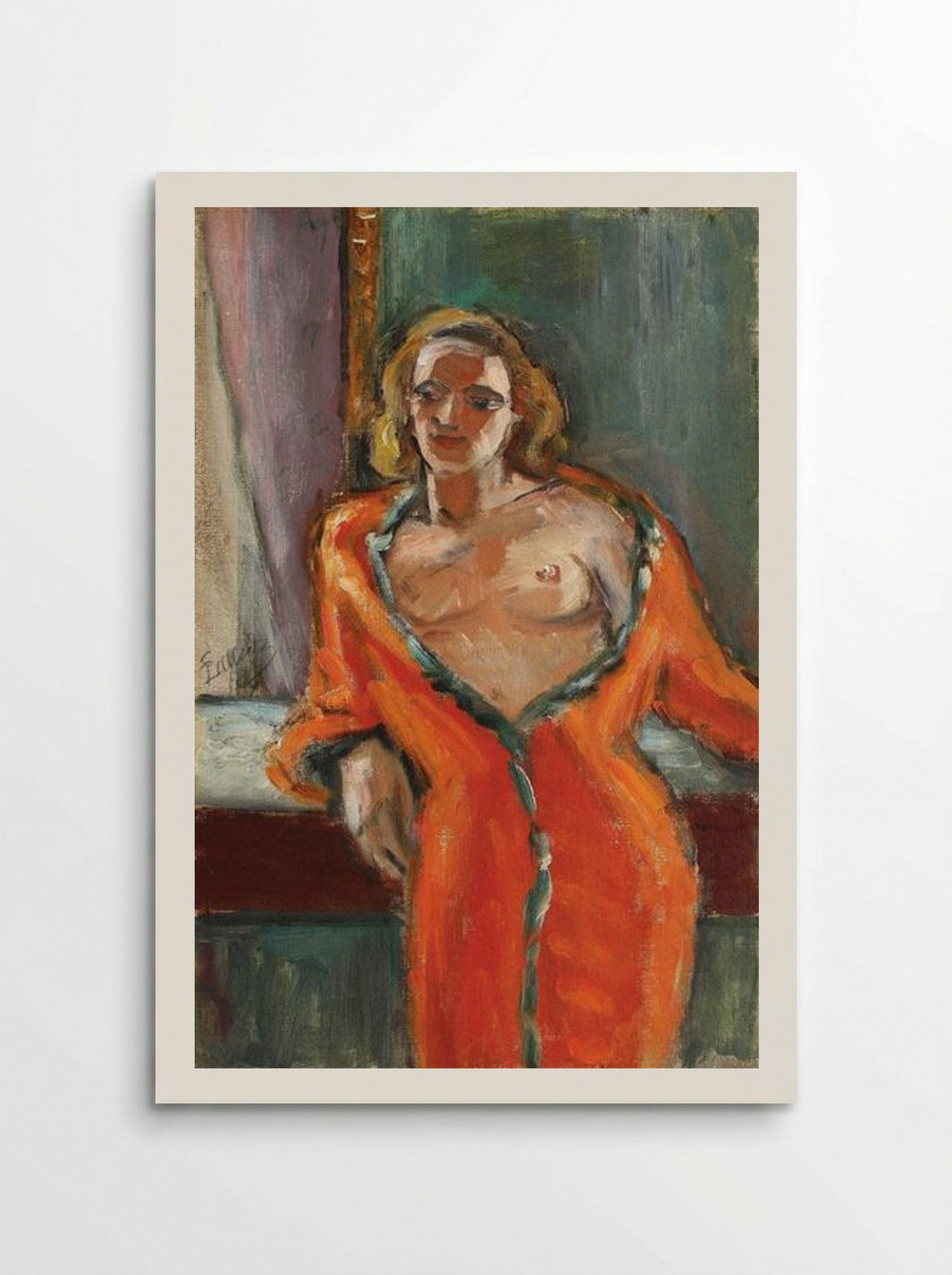 Orange Coat - Theodor Pallady - Poster