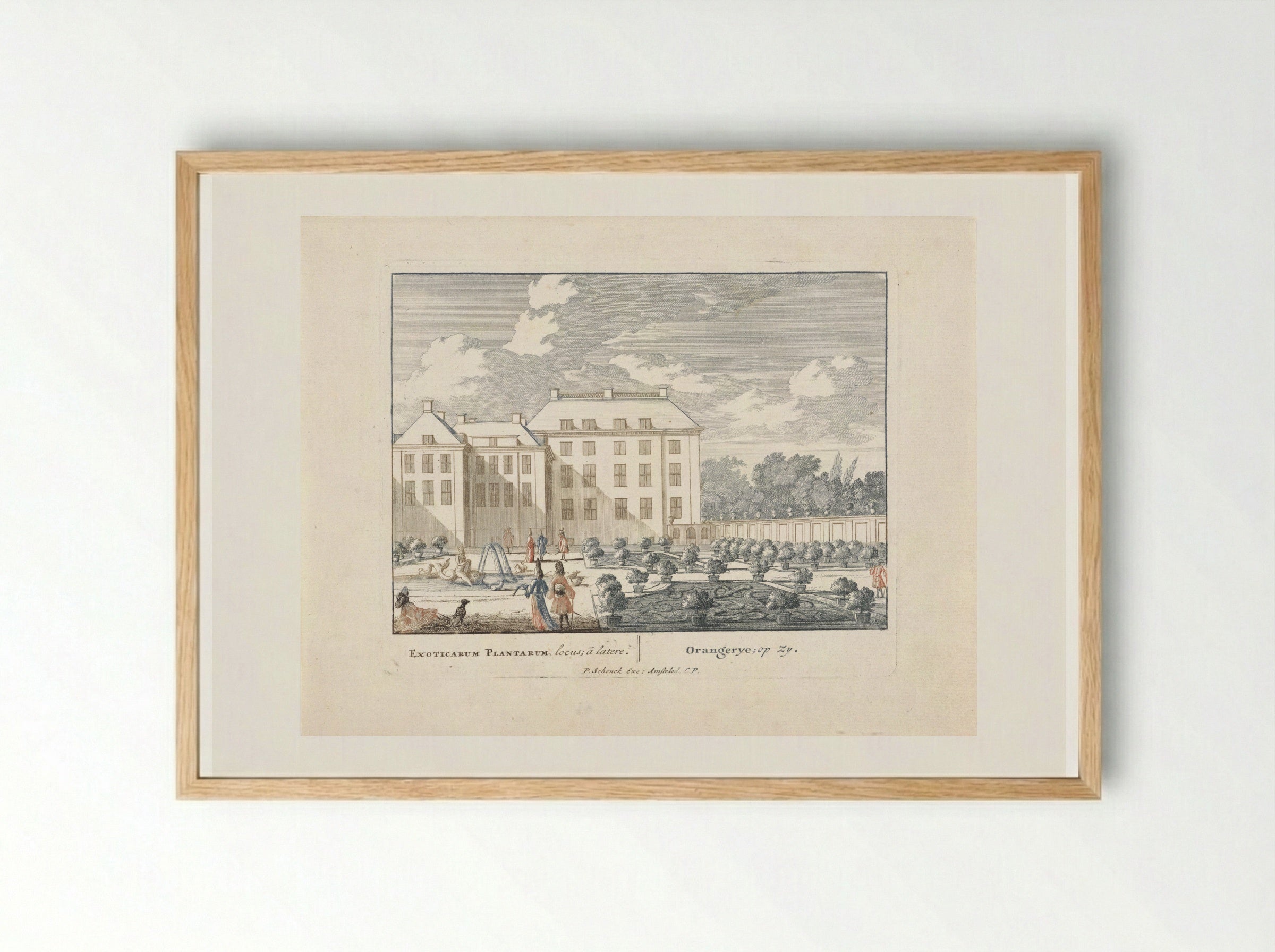 Orangerie van Paleis Het Loo - Jan van Call (I) - Framed Print Wood