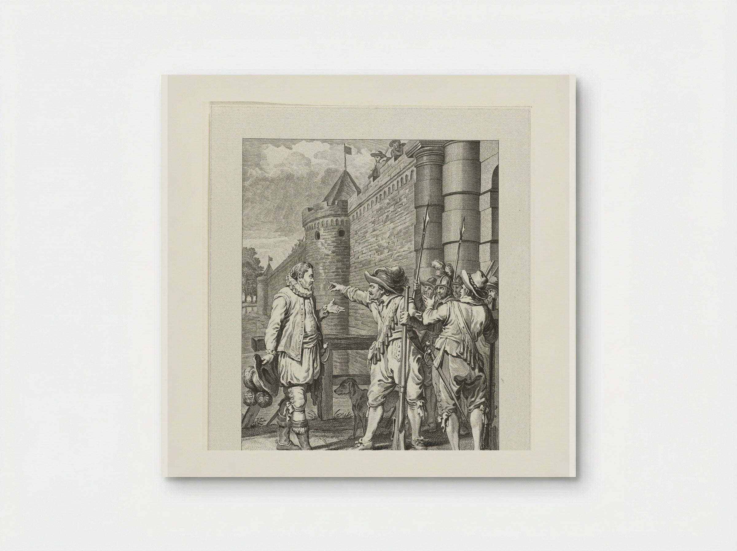 Oranje bezoekt alleen het opstandige Gent - Cornelis Brouwer - Poster