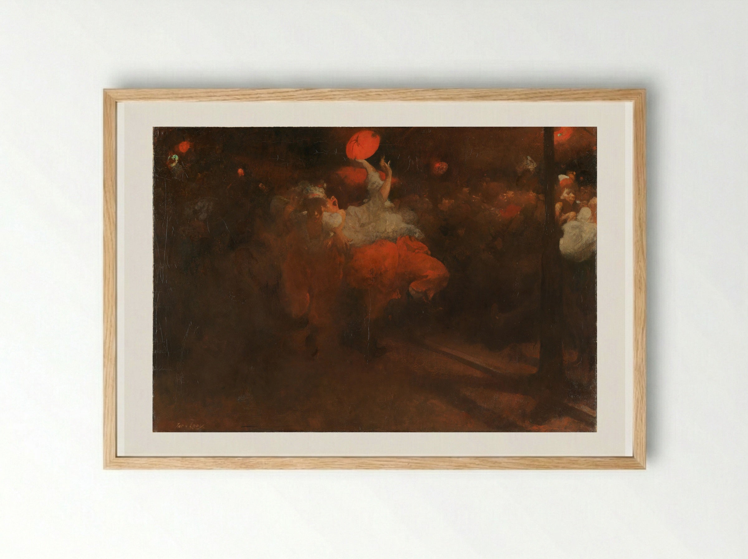 Oranjefeest - Jacobus van Looy - Framed Print Wood
