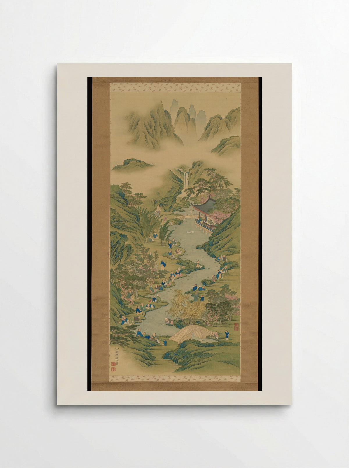 Orchid Pavilion by a Winding Stream - Hara Zaichū - Poster