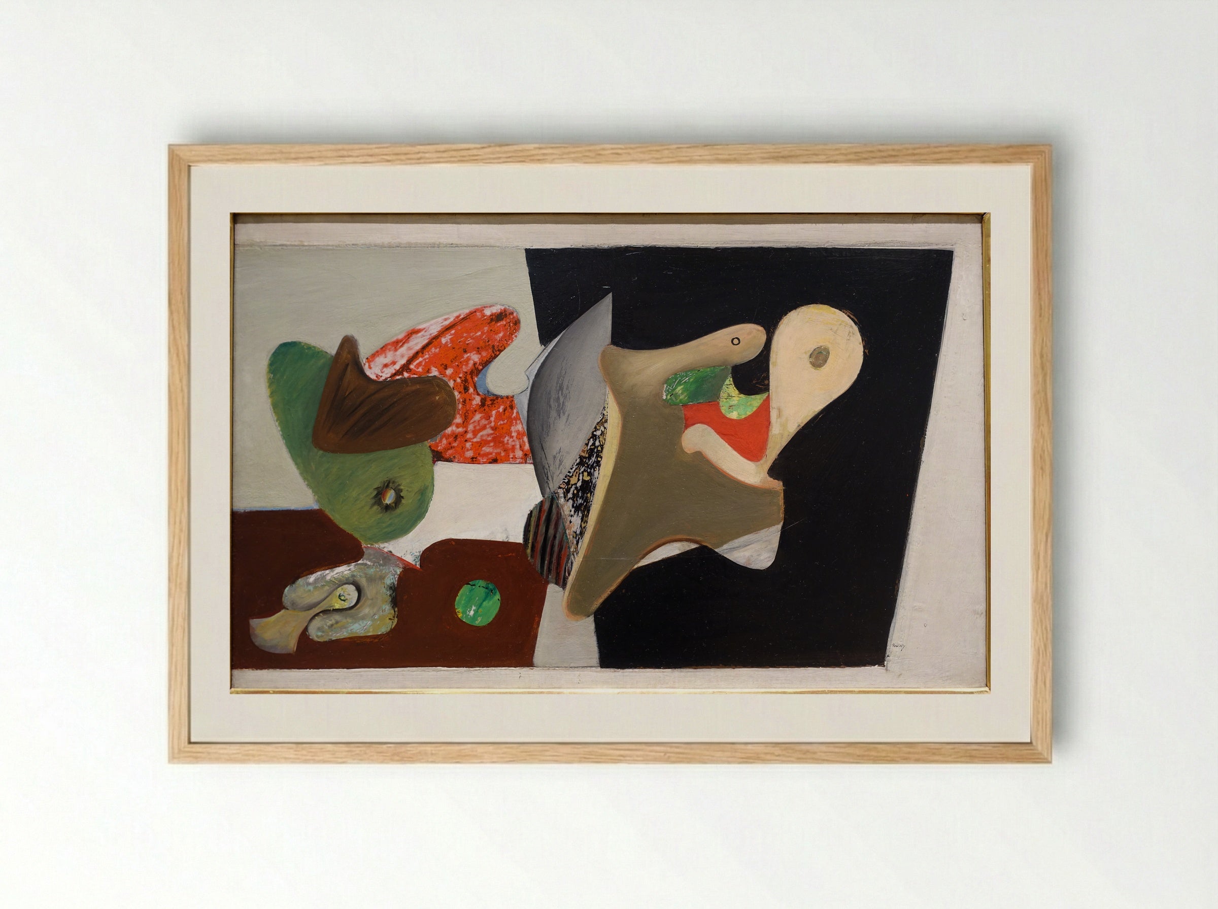 Organization - Arshile Gorky - Framed Print Wood