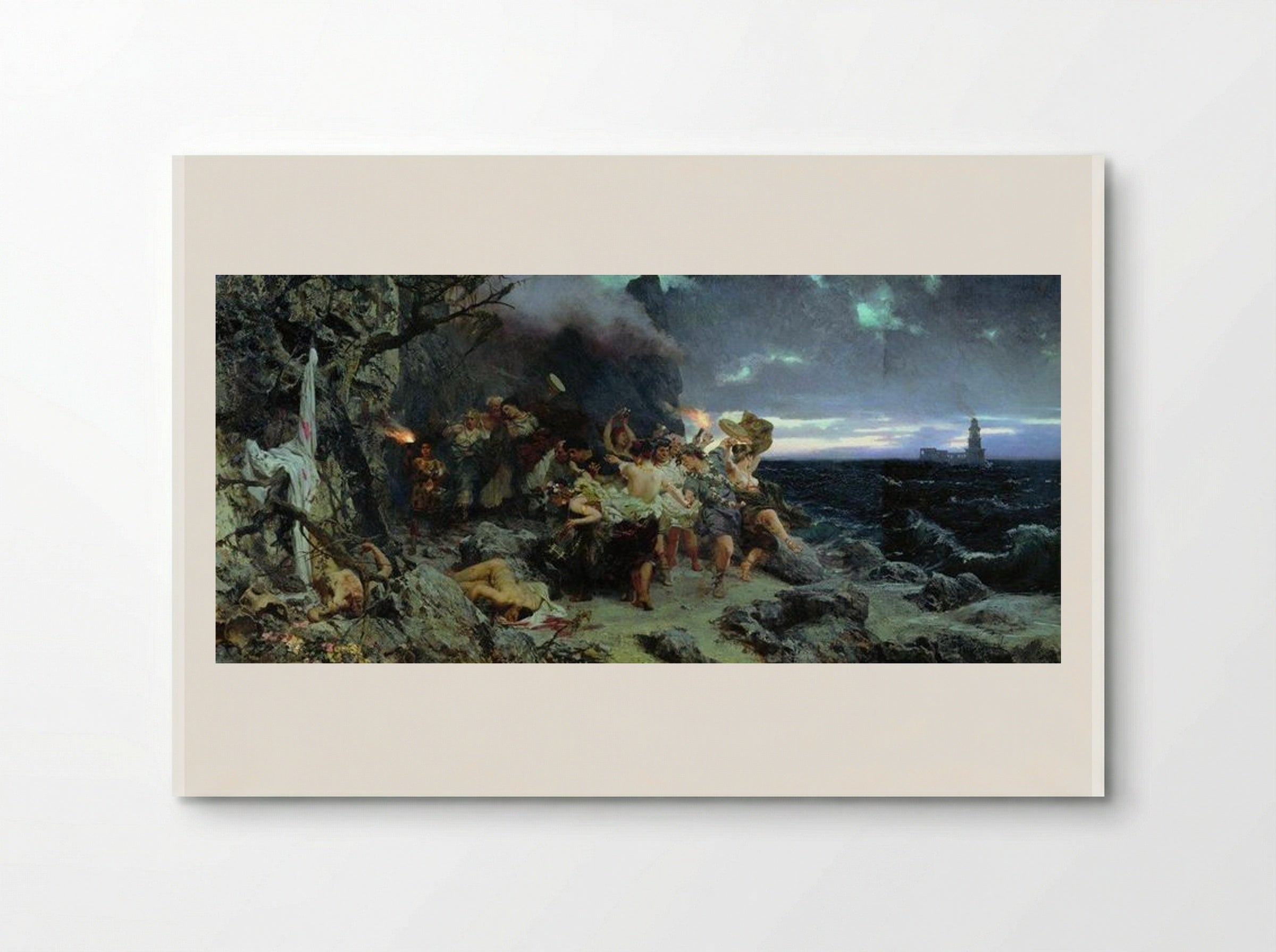 Orgy of the Times of Tiberius on Capri - Henryk Siemiradzki - Poster