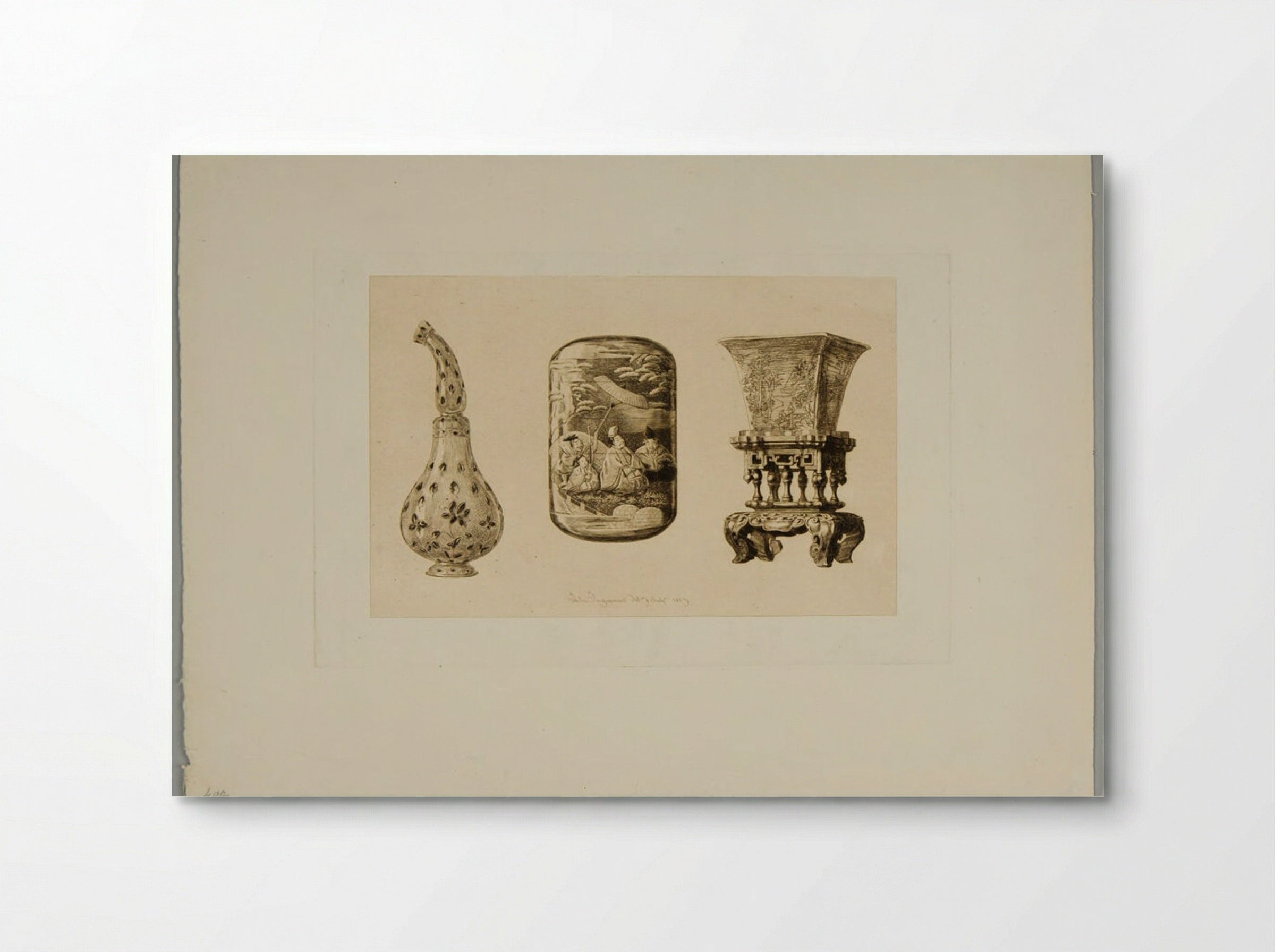 Oriental Objects - Jules Ferdinand Jacquemart - Poster
