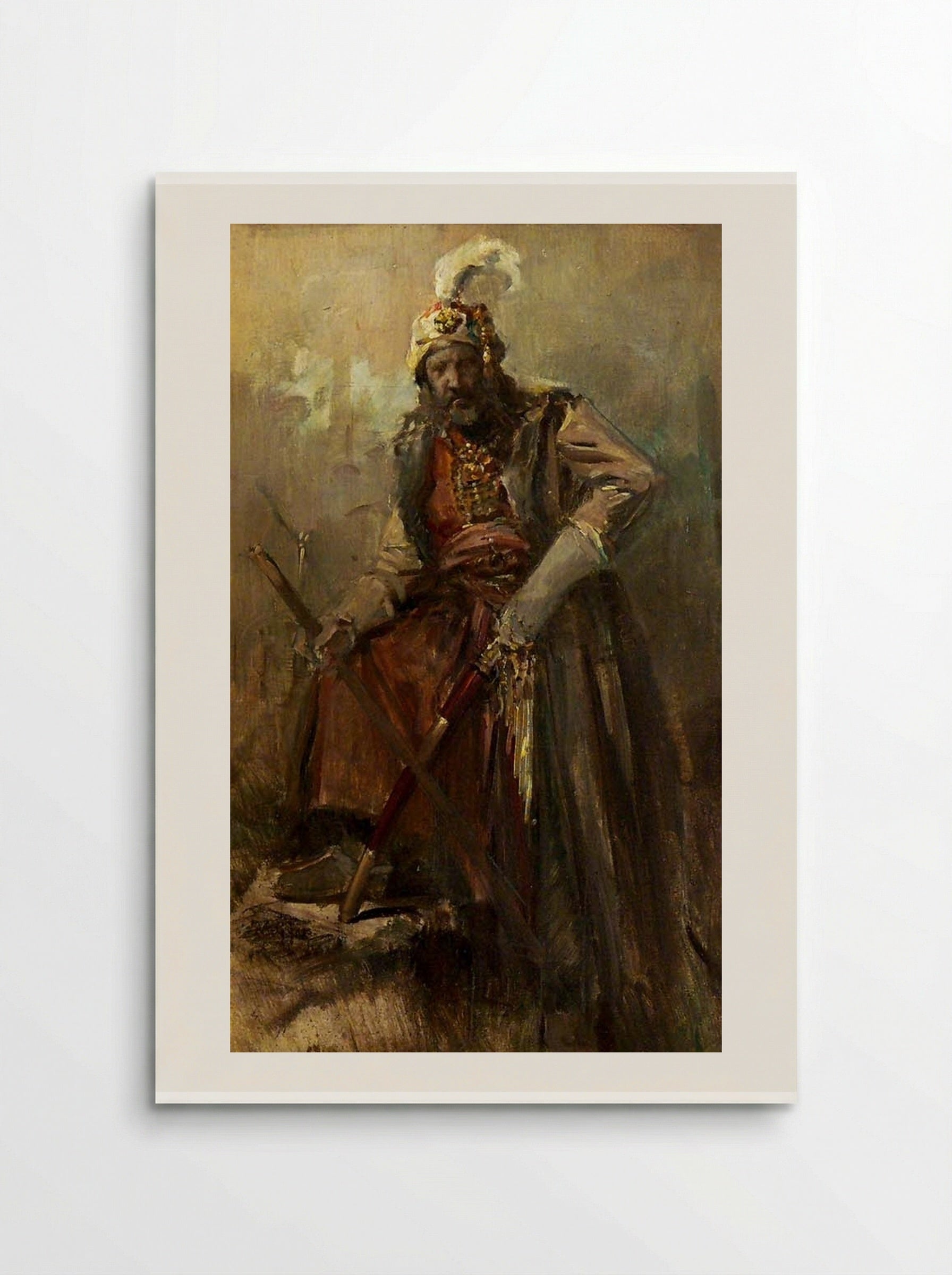 Oriental Warrior - Nikolaos Gyzis - Poster