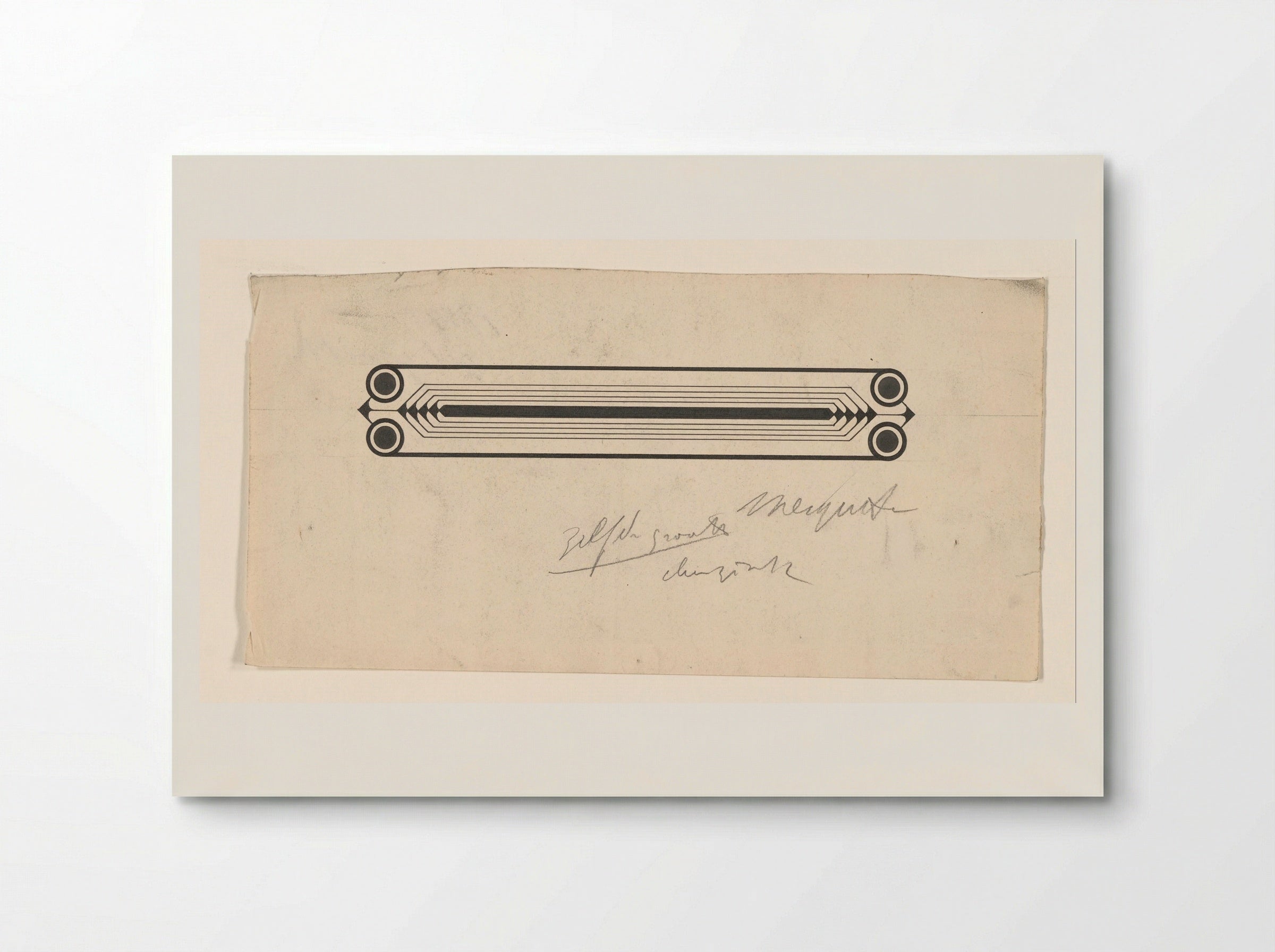 Ornament voor een boekband (Book Cover Ornament) - Samuel Jessurun de Mesquita - Poster