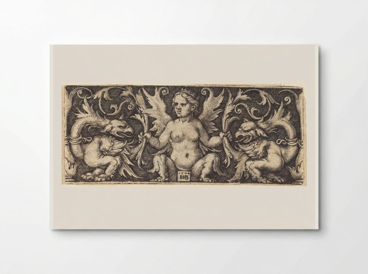 Ornament with Female Demon - Sebald Beham - Poster