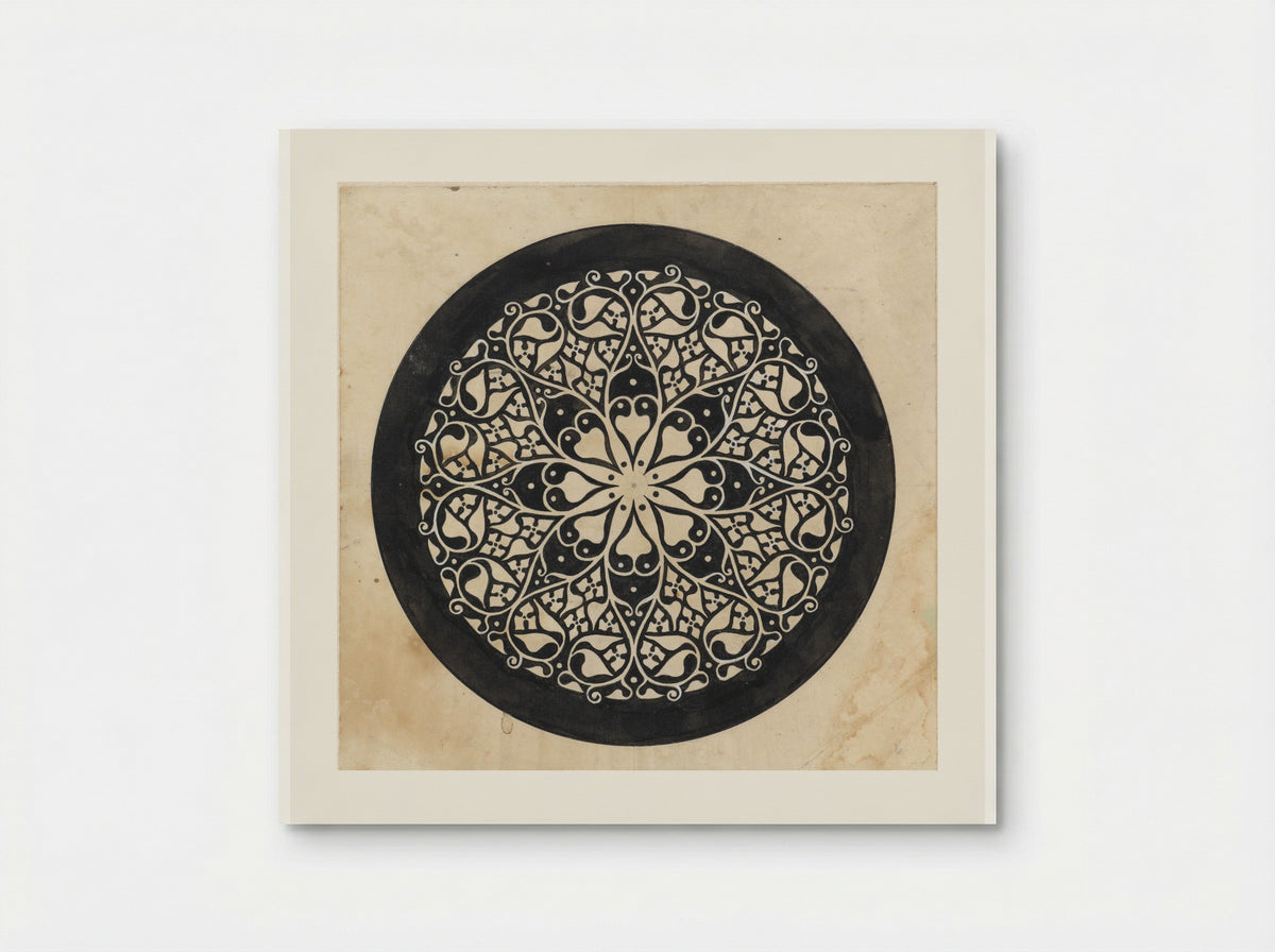 Ornamental Circular Design - Theo Nieuwenhuis - Poster