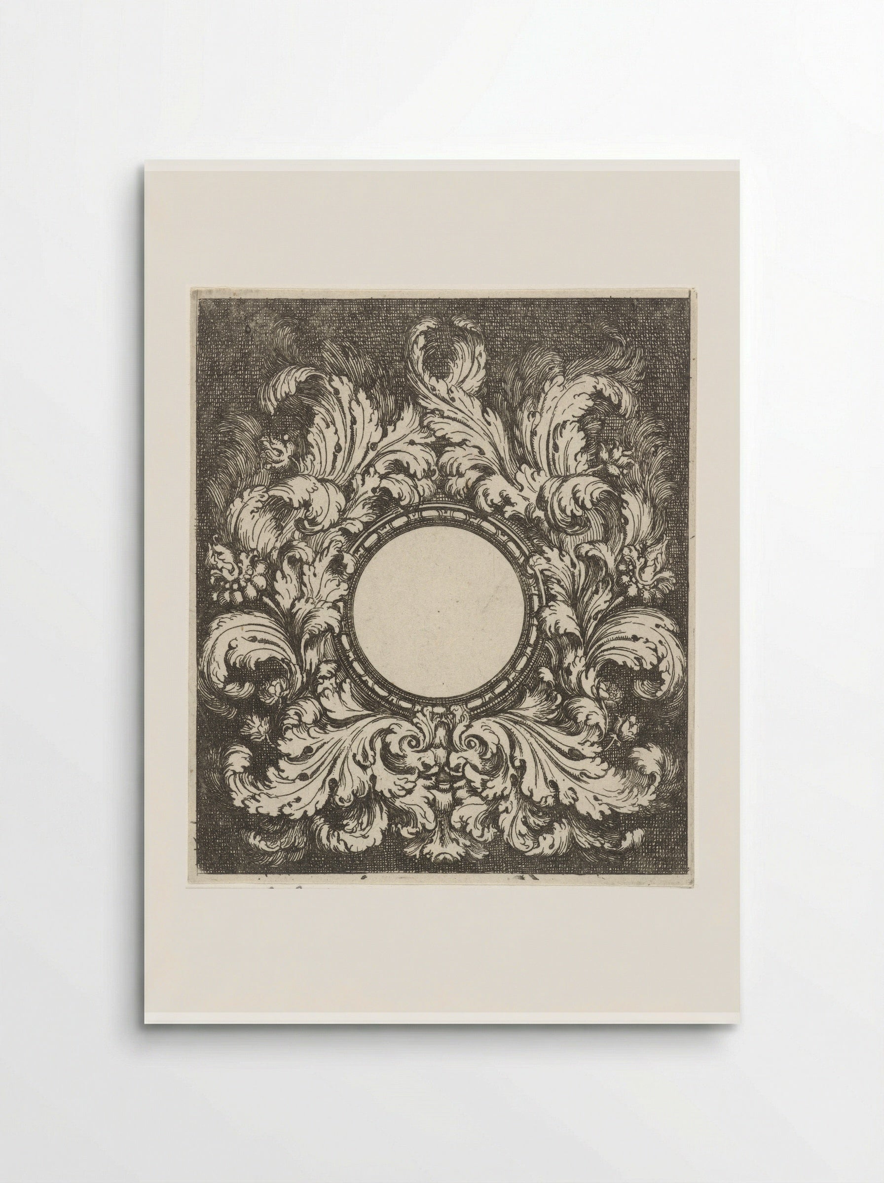 Ornamenteel medaillon - Gerard de Lairesse - Poster