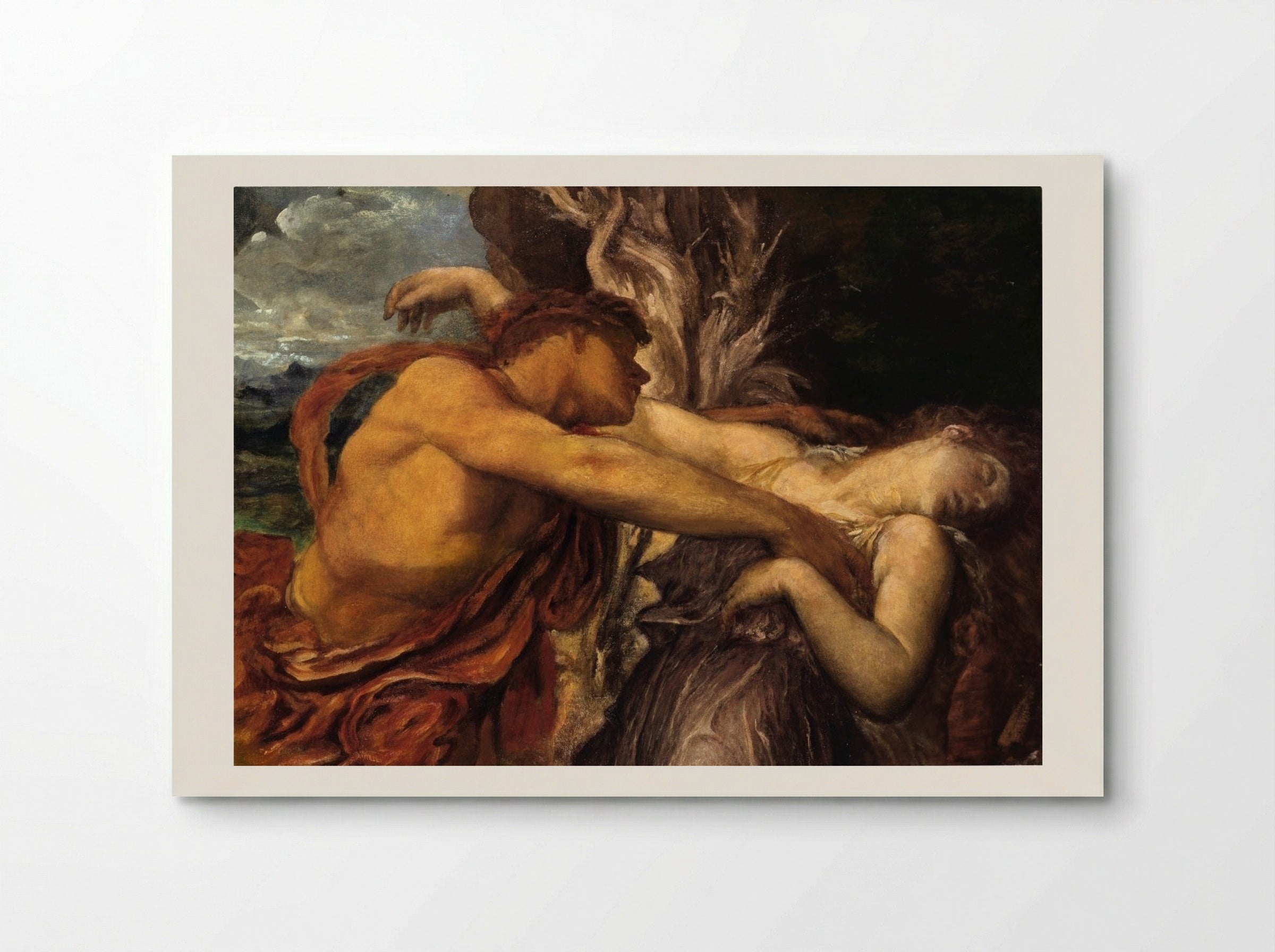 Orpheus and Eurydice - George Frederic Watts - Poster