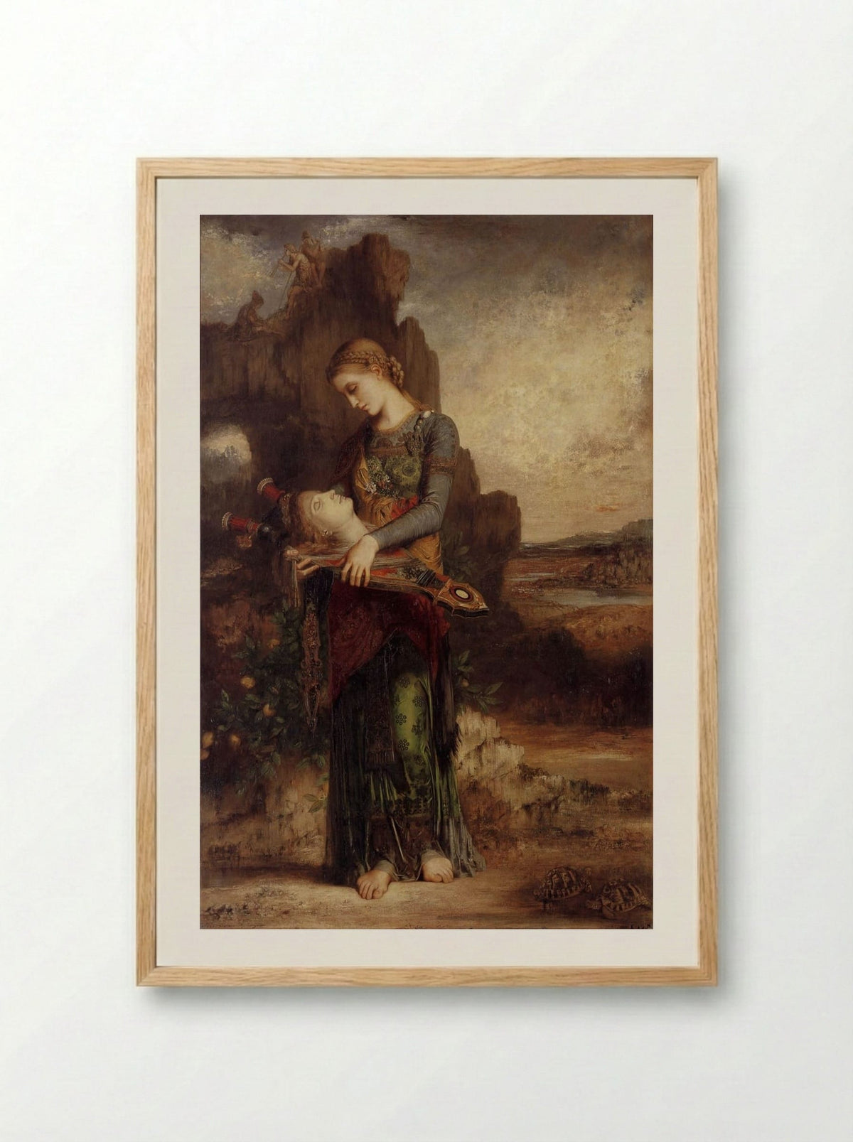 Orpheus - Gustave Moreau - Framed Print Wood