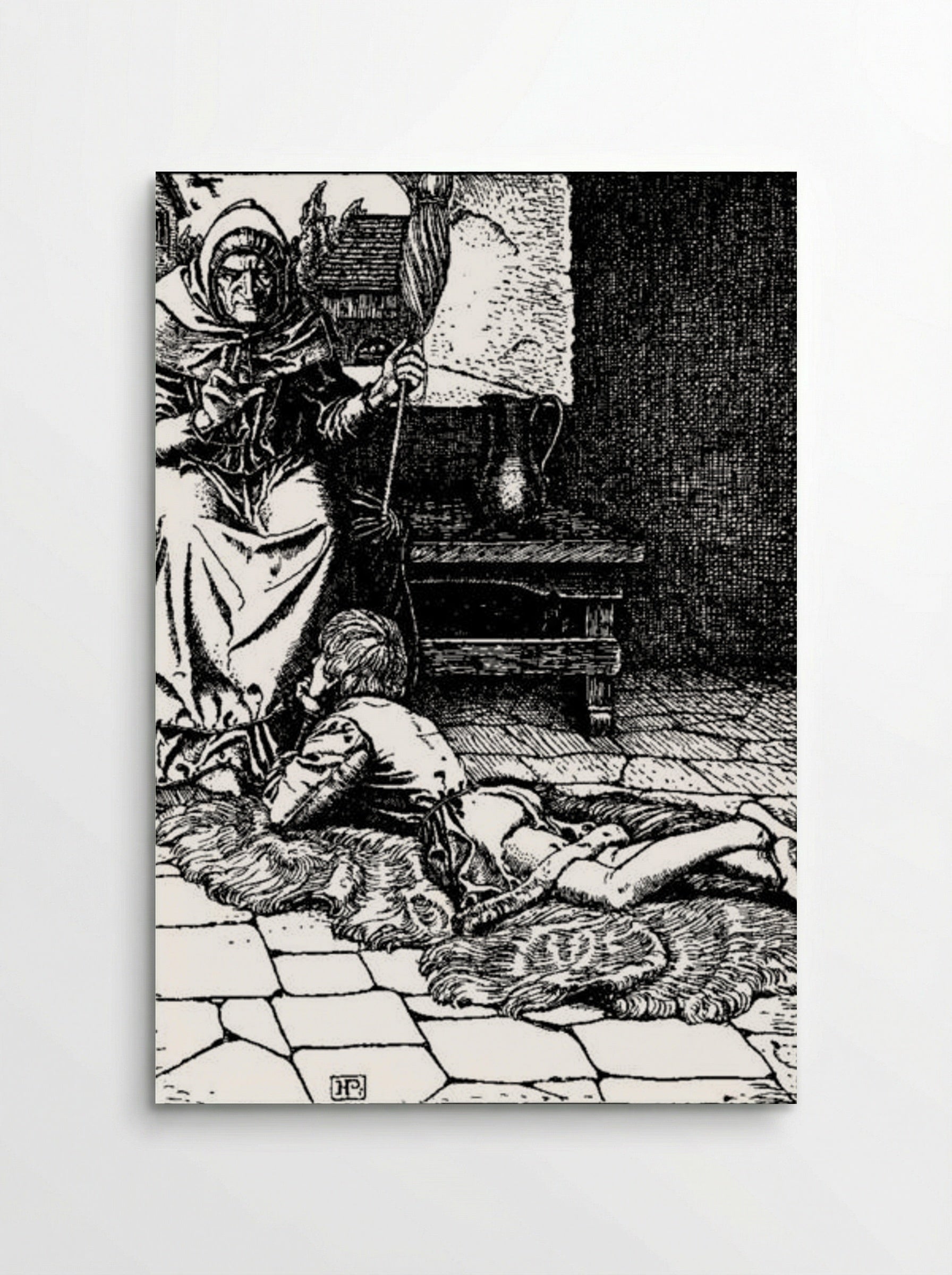 Otto of the Silver Hand (Illustration 16) - Howard Pyle - Poster