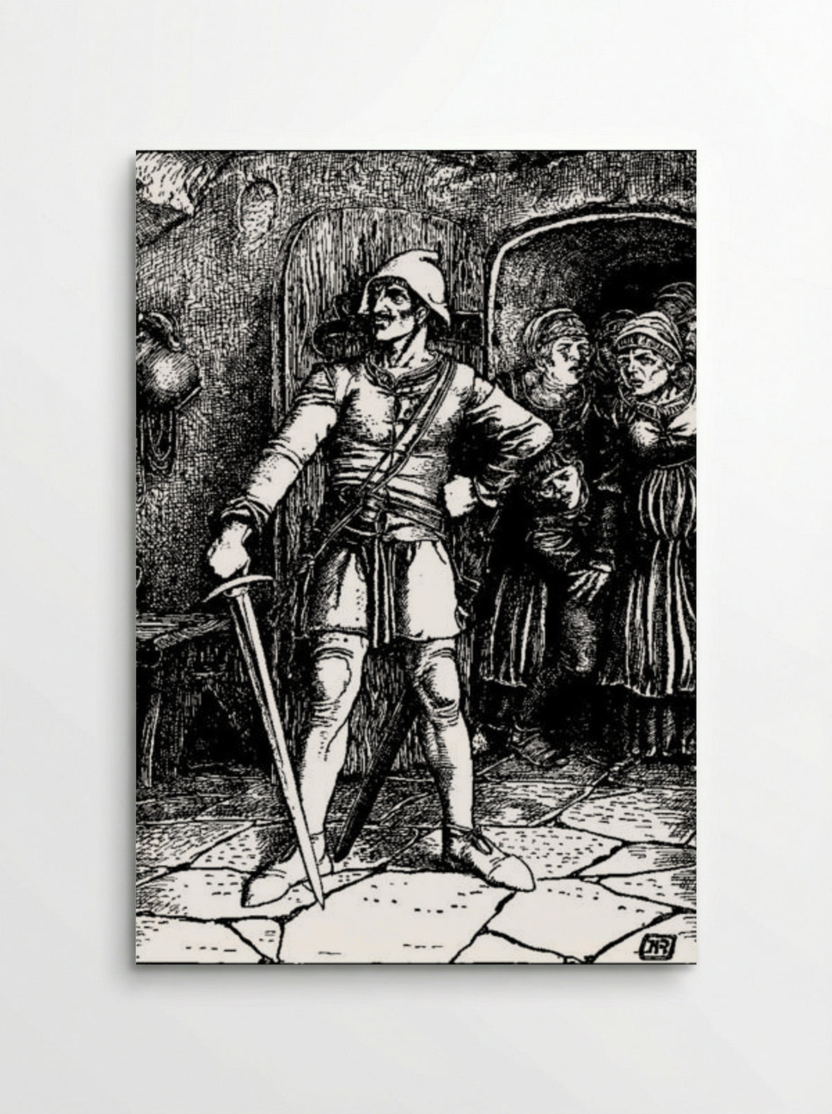 Otto of the Silver Hand: Illustration 30 - Howard Pyle - Poster