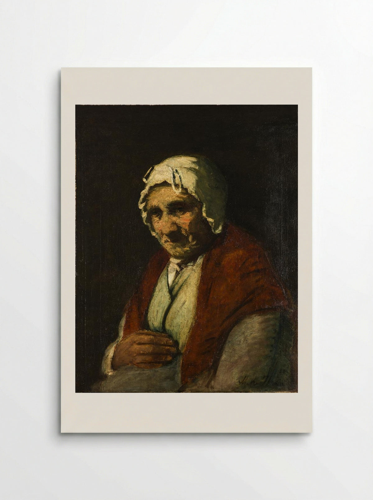 Oude joodse vrouw - Meijer Isaäc de Haan - Poster