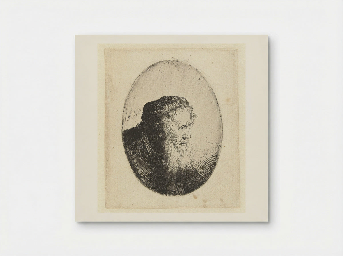 Oude man met baard - Ferdinand Bol - Poster
