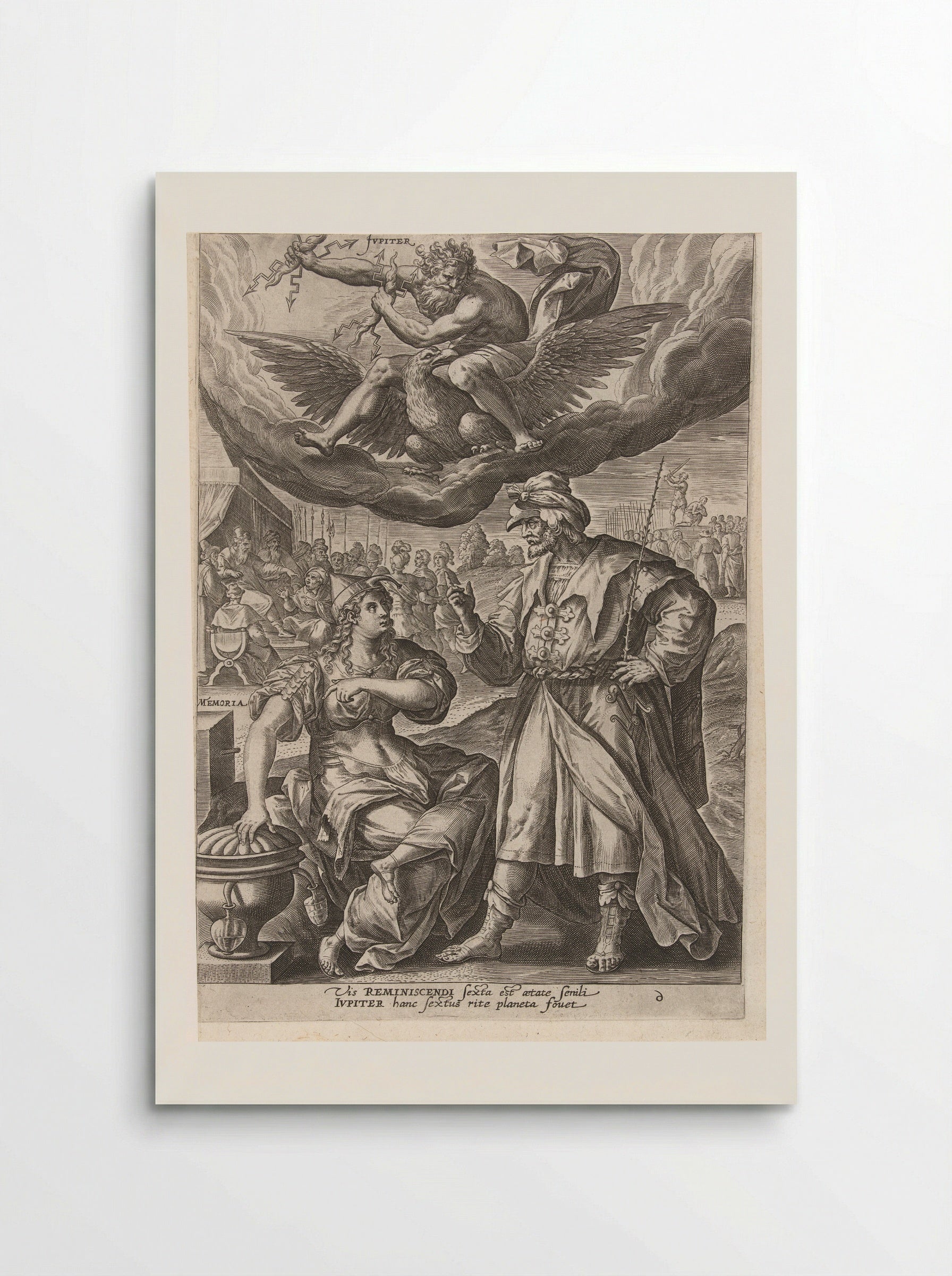 Ouderdom onder invloed van Jupiter - Gerard de Jode - Poster