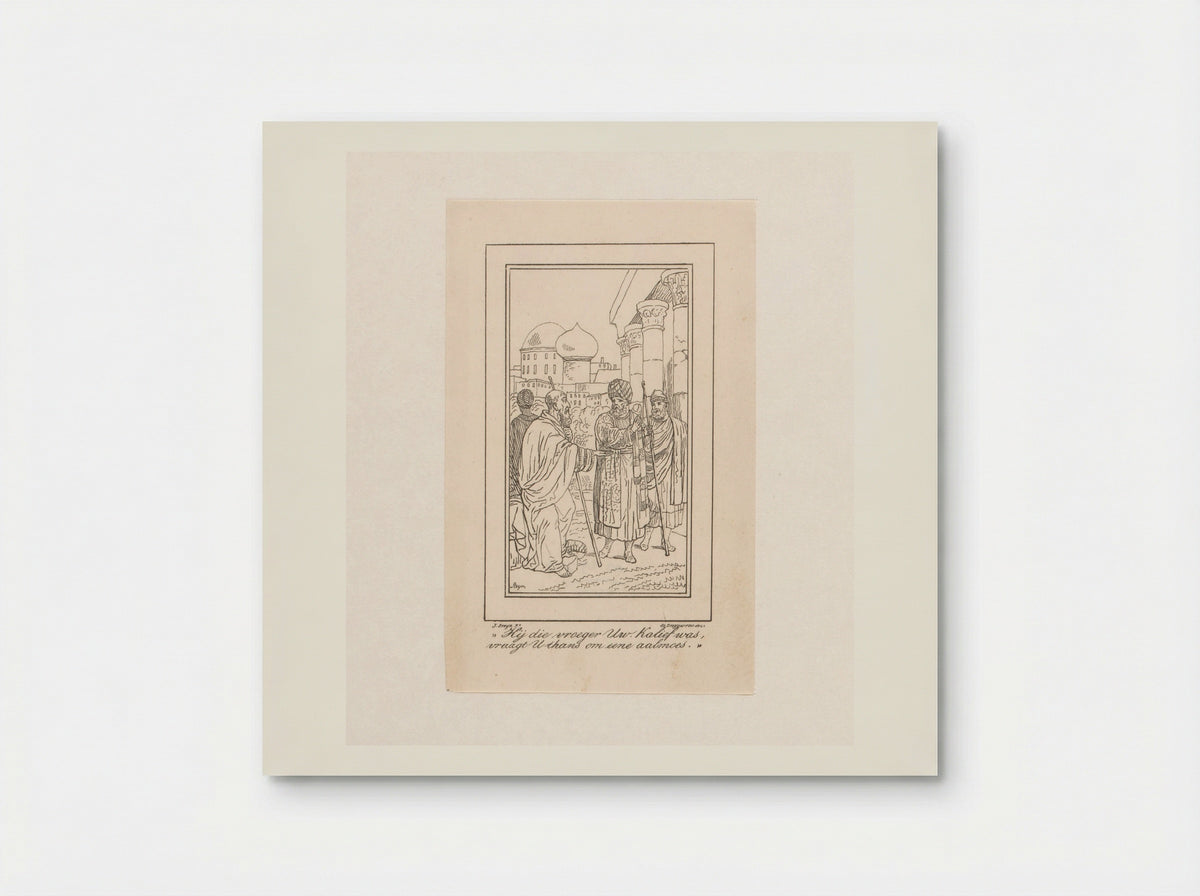 Oudkalief als bedelaar - Cornelis Johannes Koster - Poster