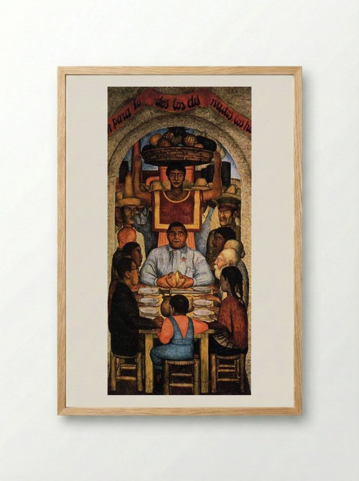 Our Bread - Diego Rivera - Framed Print Wood