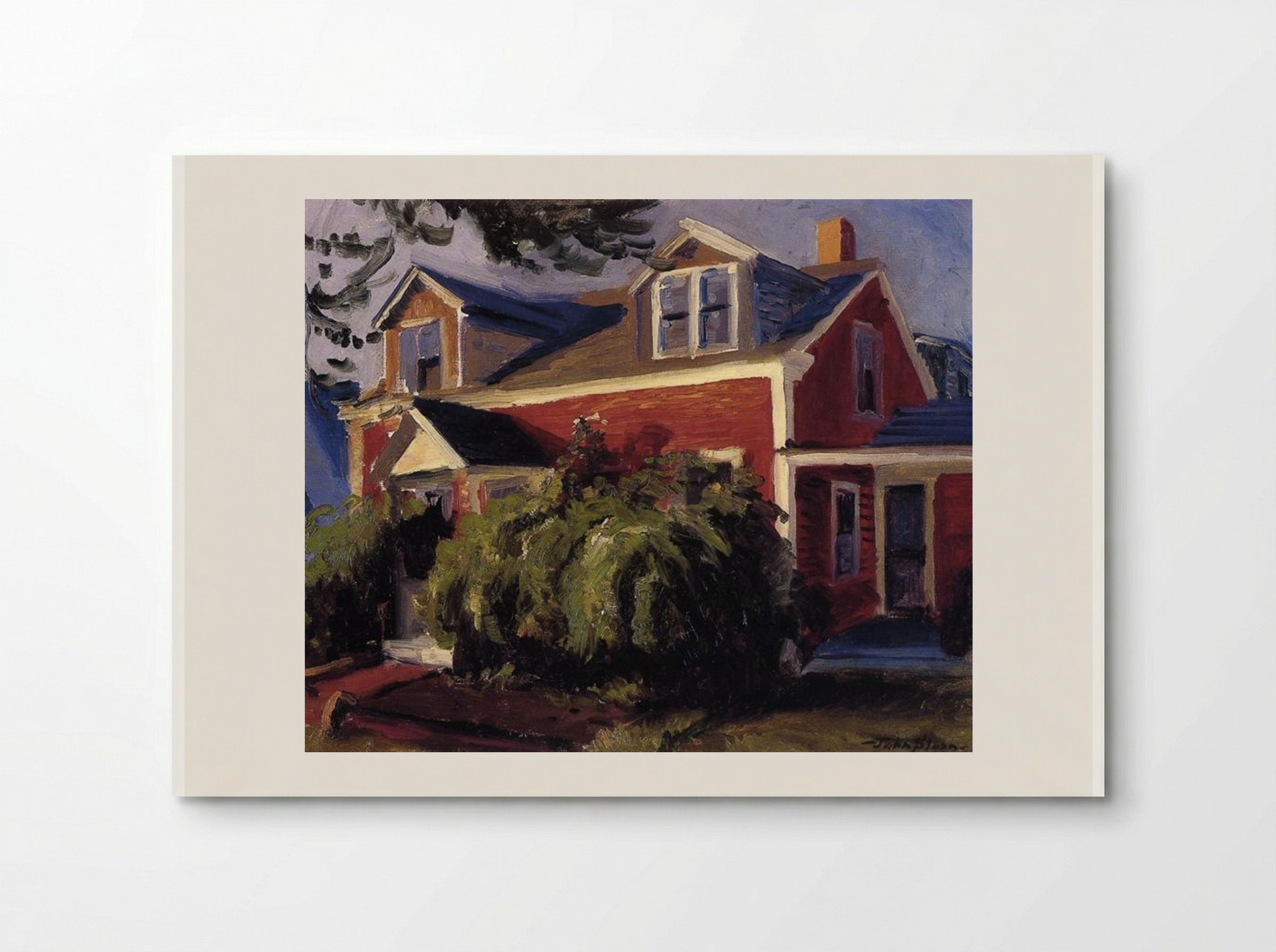 Our Red Cottage, Gloucester - John French Sloan - Poster