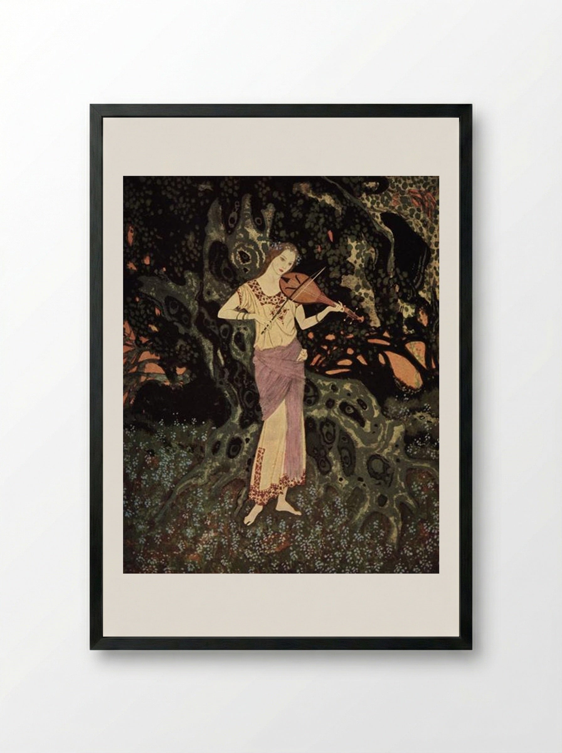 Out of This World (Stealers of Light) - Edmund Dulac - Framed Print Black