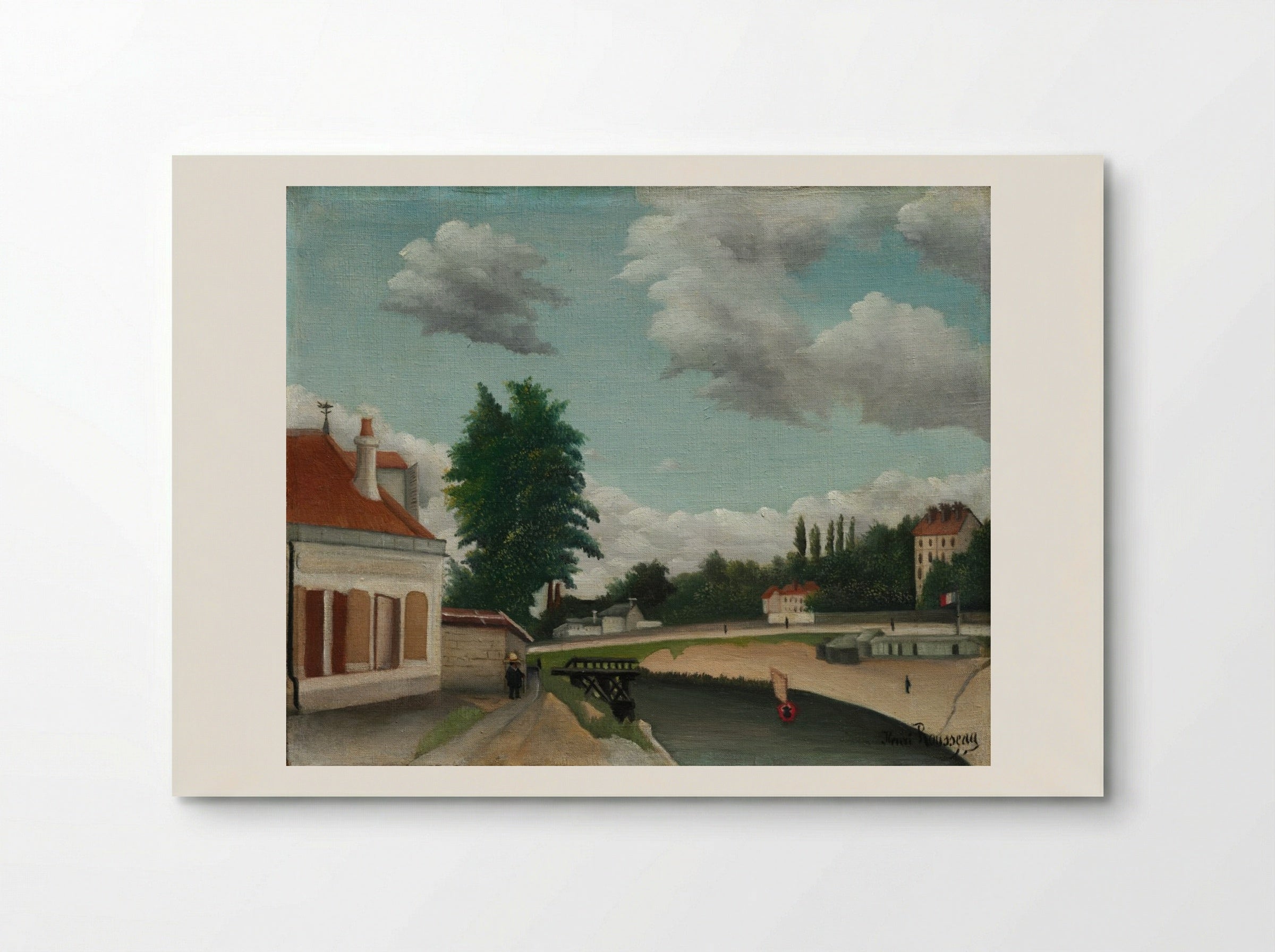 Outskirts of Paris - Henri Rousseau - Poster