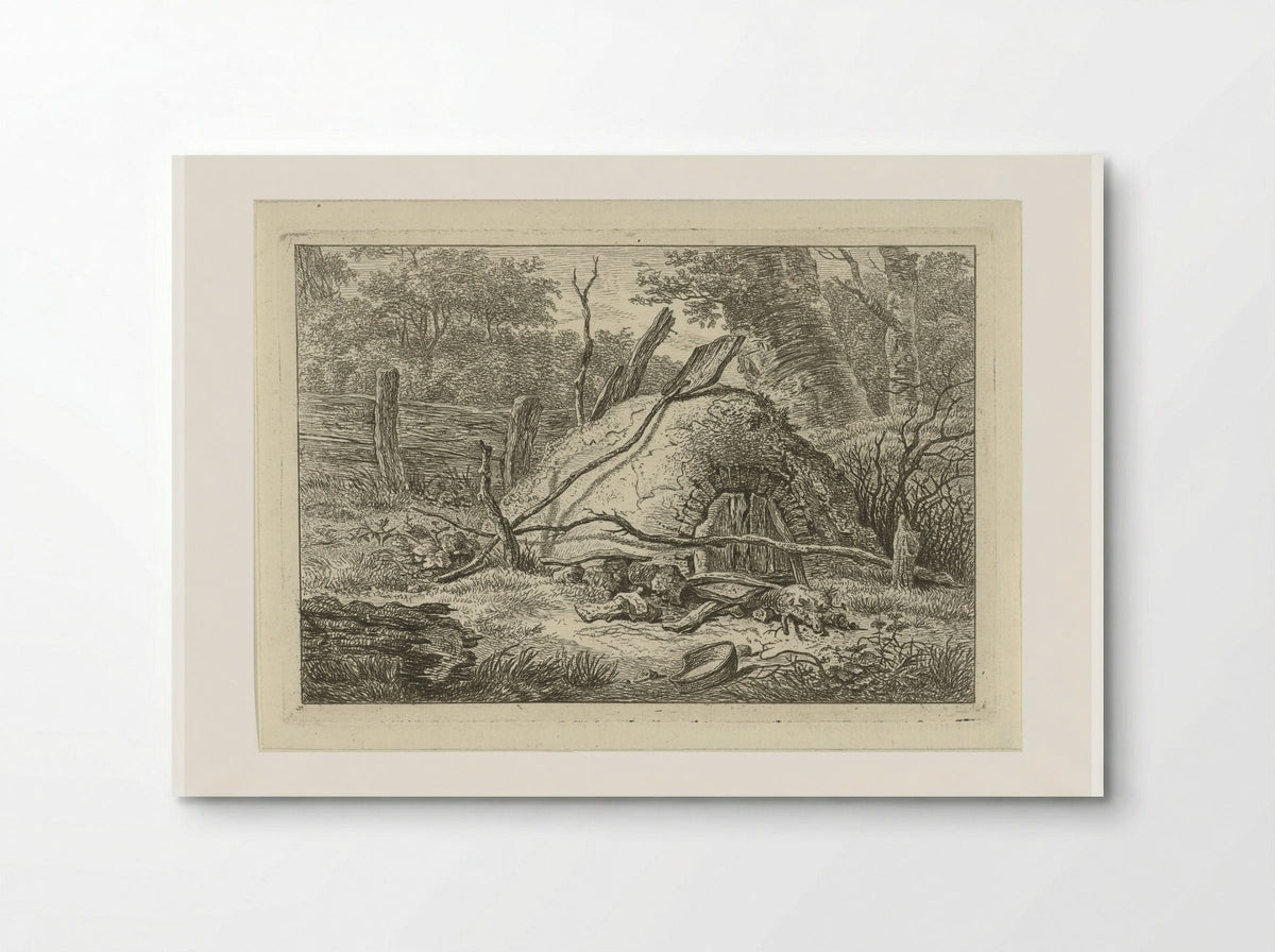 Oven met schop - Hermanus Fock - Poster