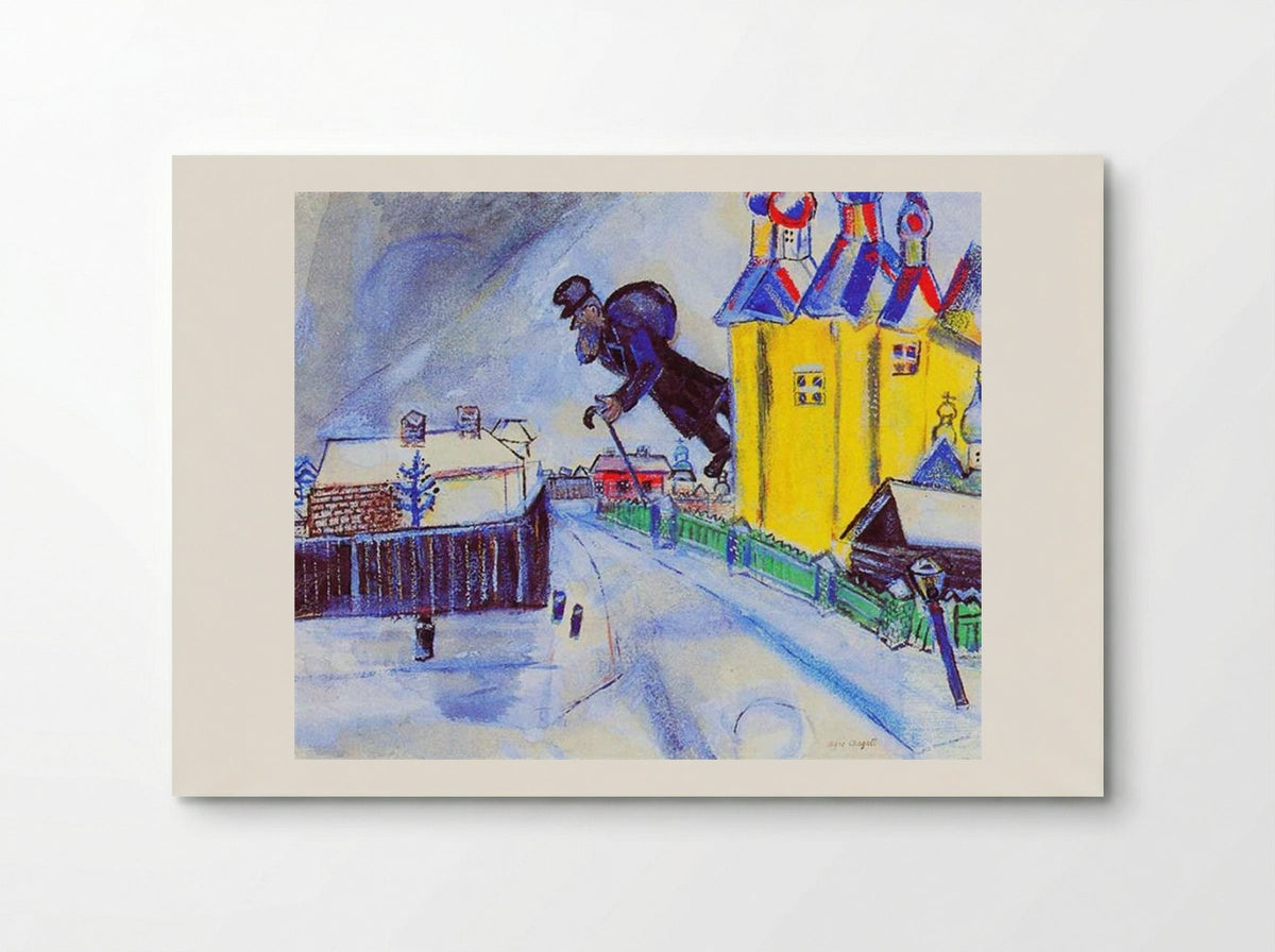 Over Vitebsk - Marc Chagall - Poster
