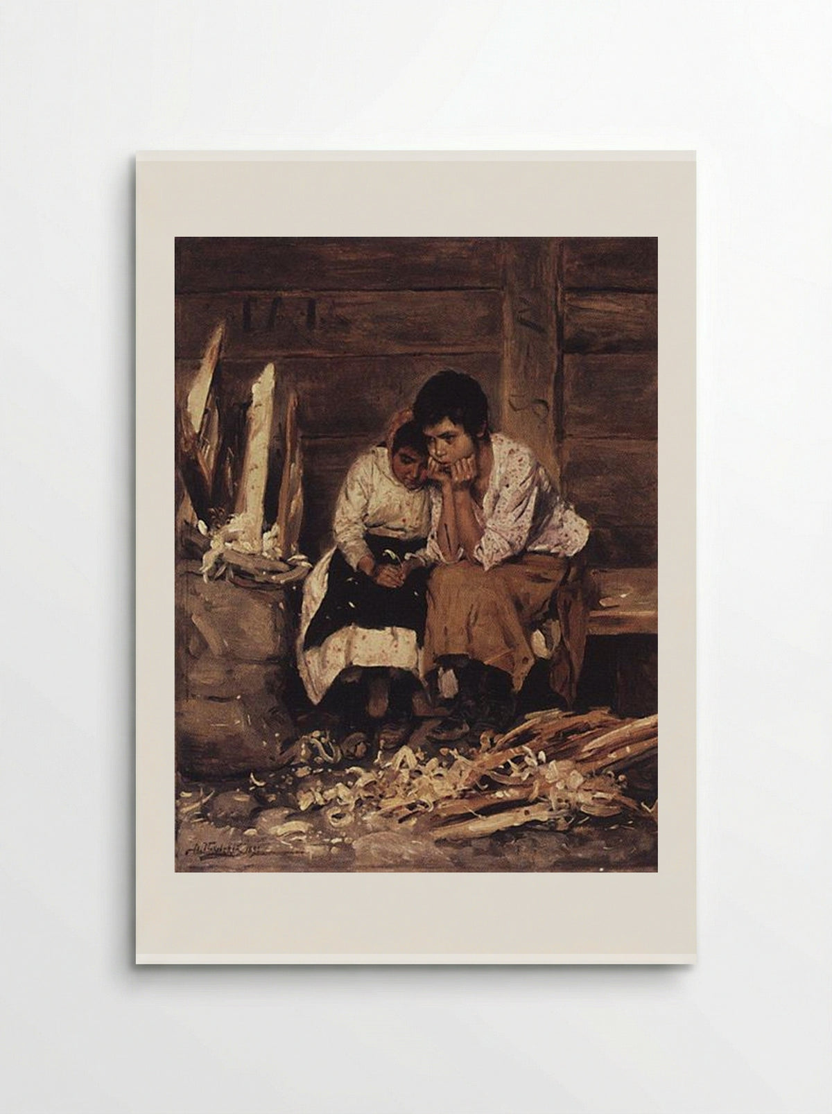 Over the Chips - Vladimir Makovsky - Poster